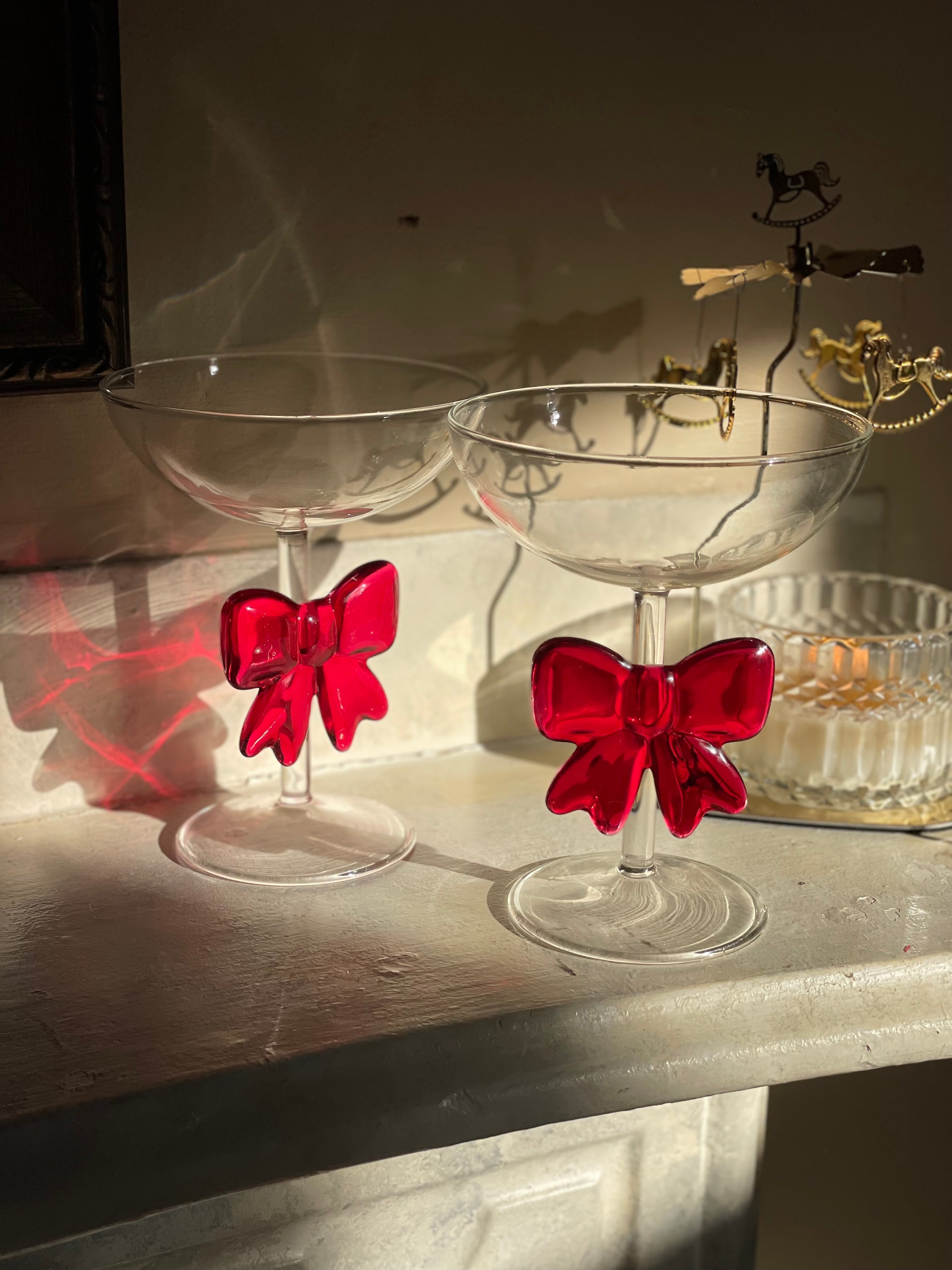 Bow Martini Glass
