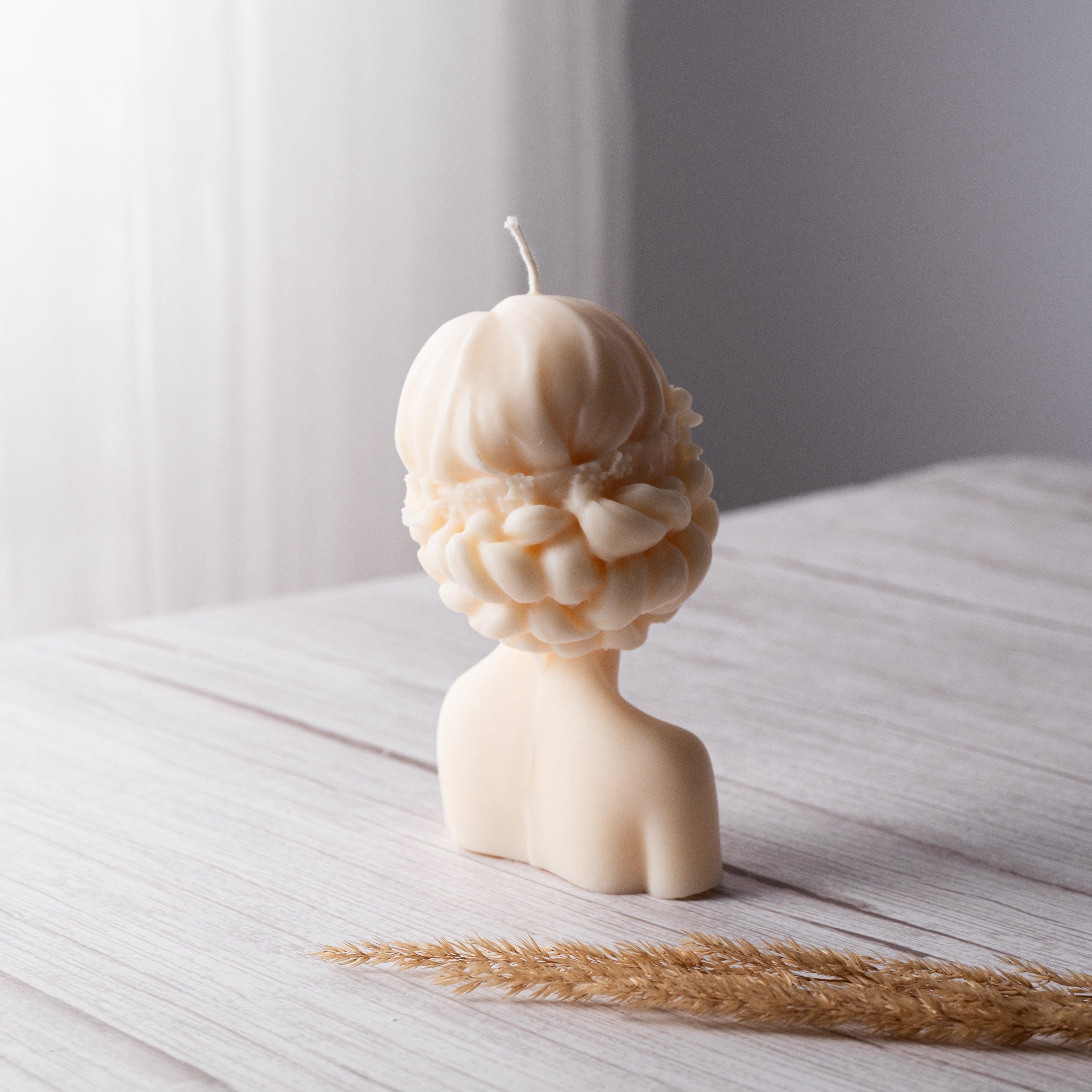 Large Flower Girl Candle