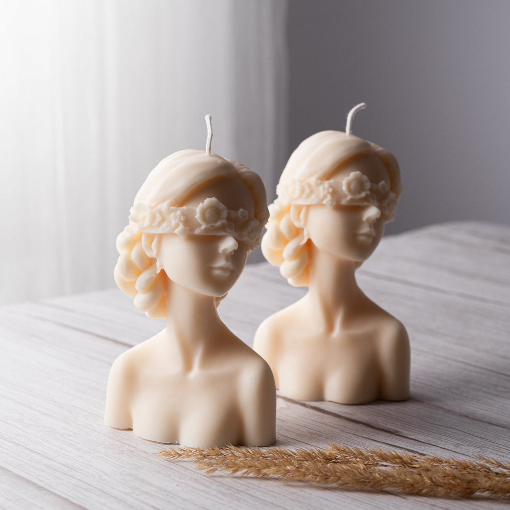 Large Flower Girl Candle