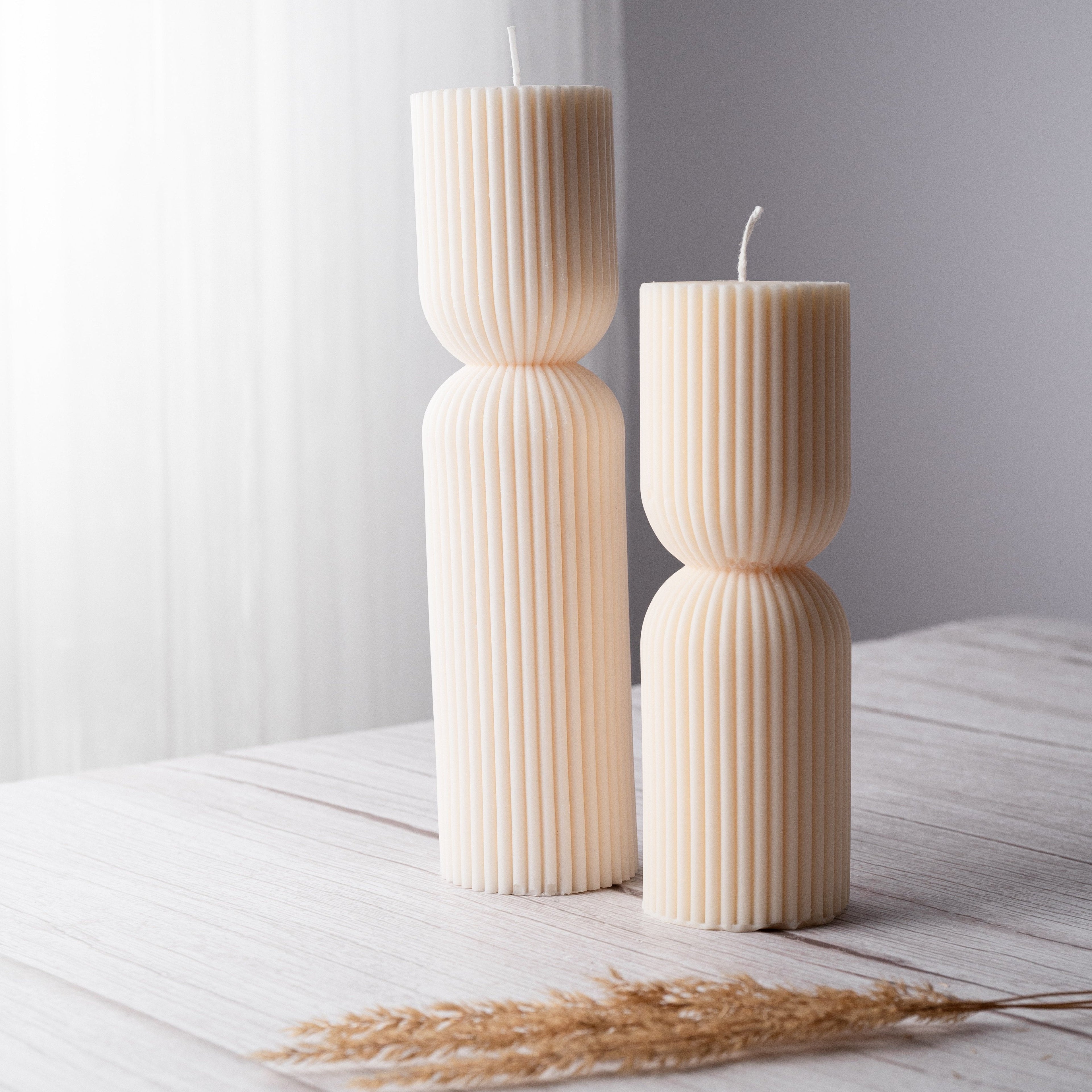 Aesthetic Candle - Pillar Candle Set