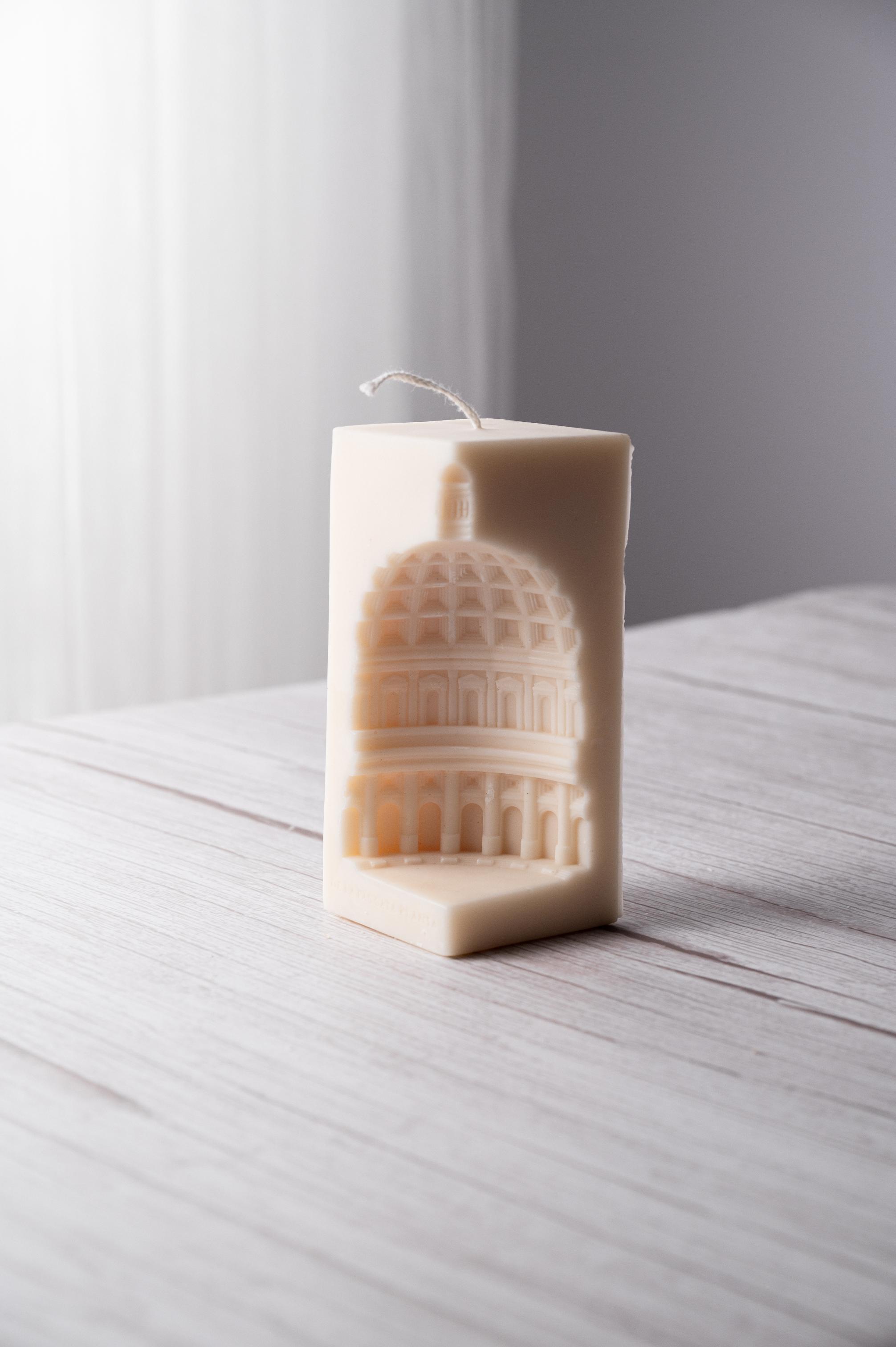 Rome, Abstract, Unique Candle