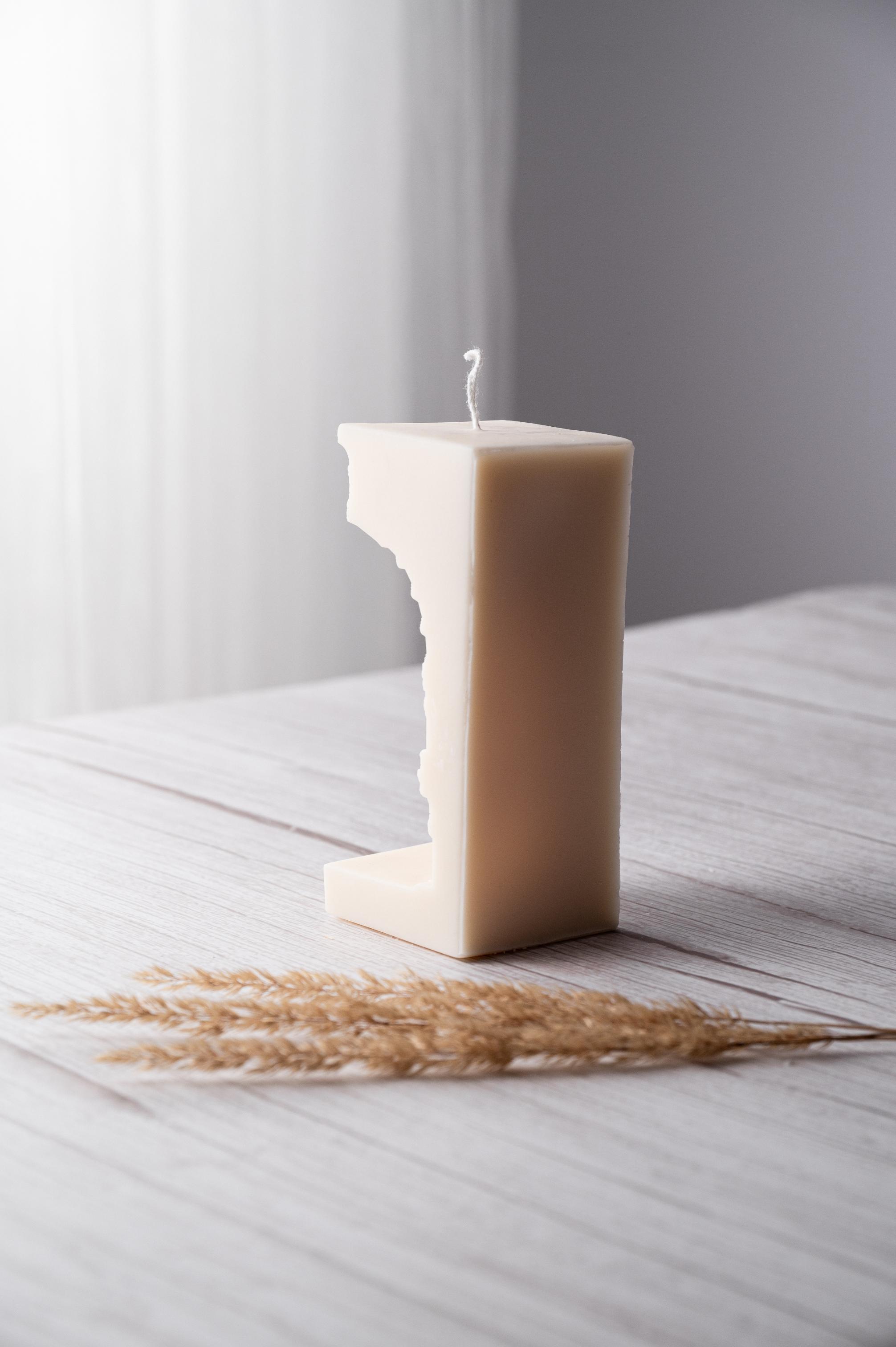 Rome, Abstract, Unique Candle