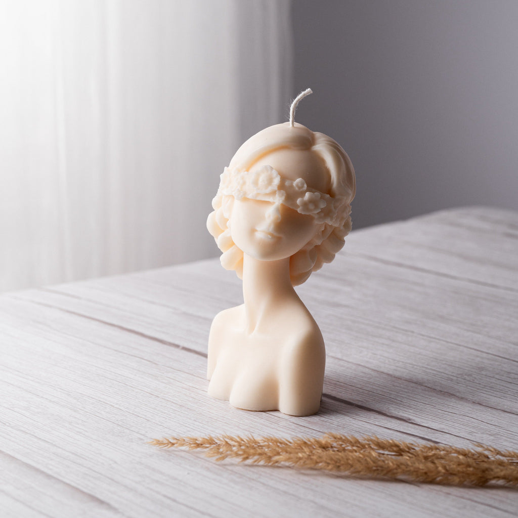 Large Flower Girl Candle