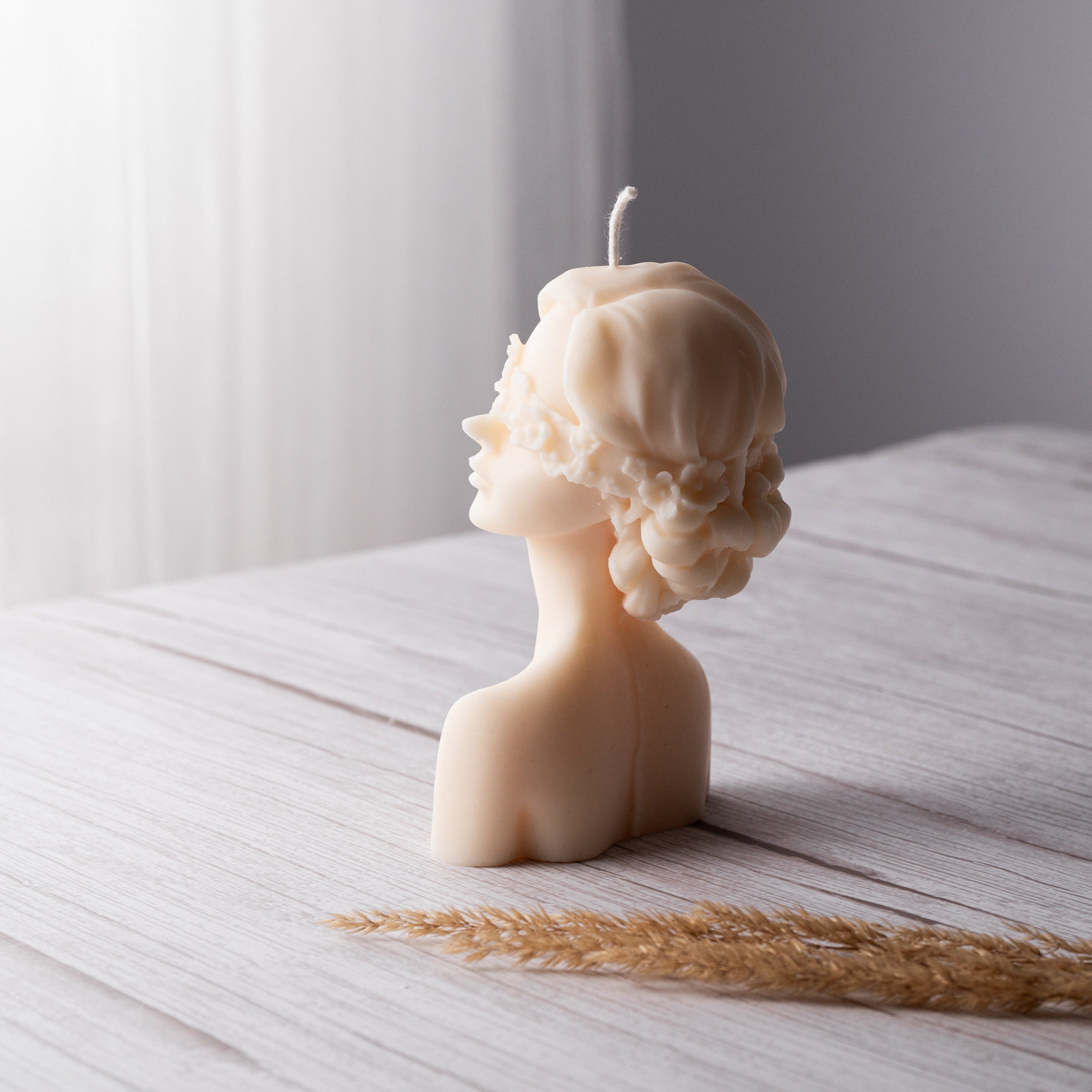 Large Flower Girl Candle