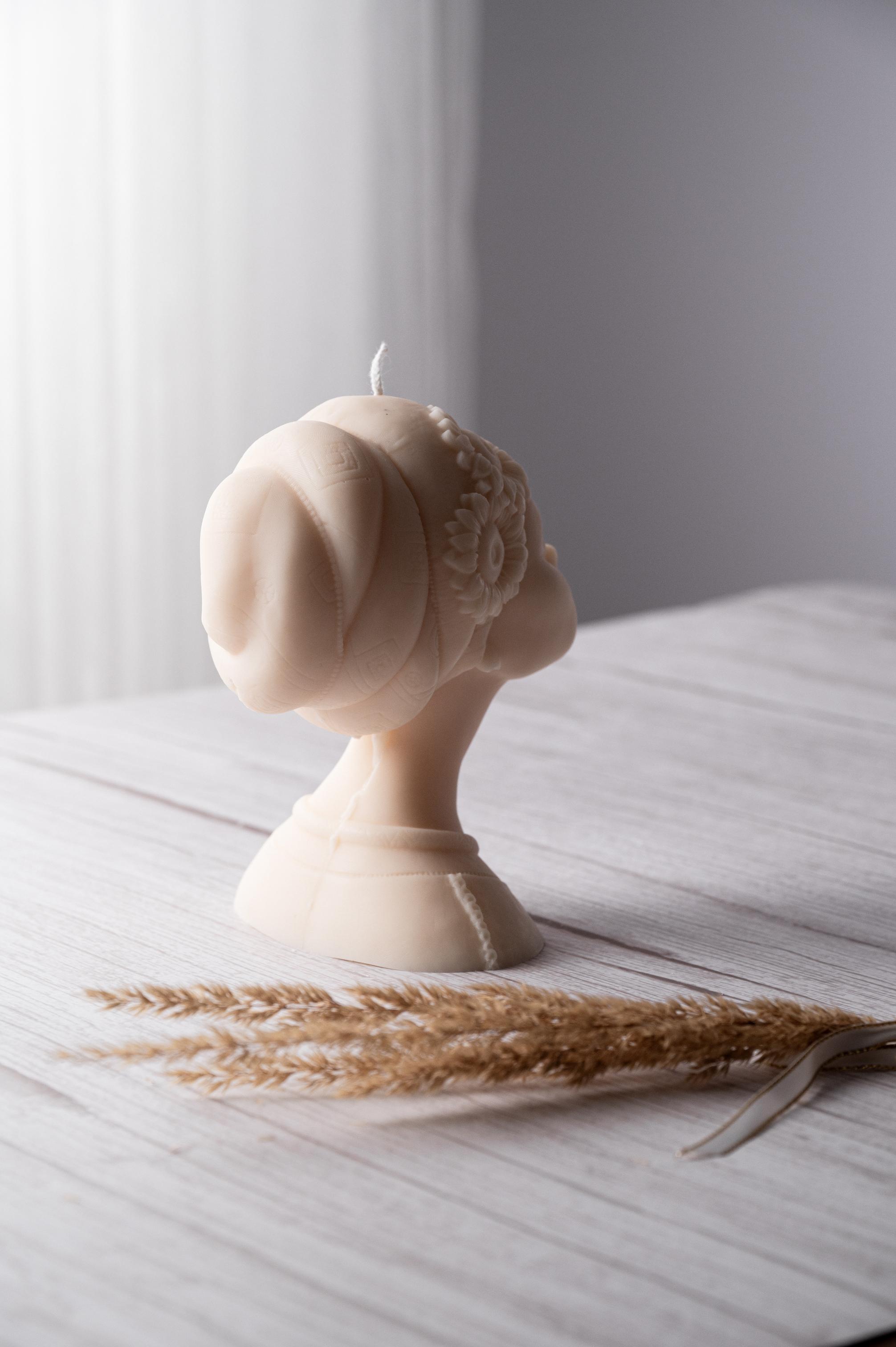 Goddess African Female Figure Candle