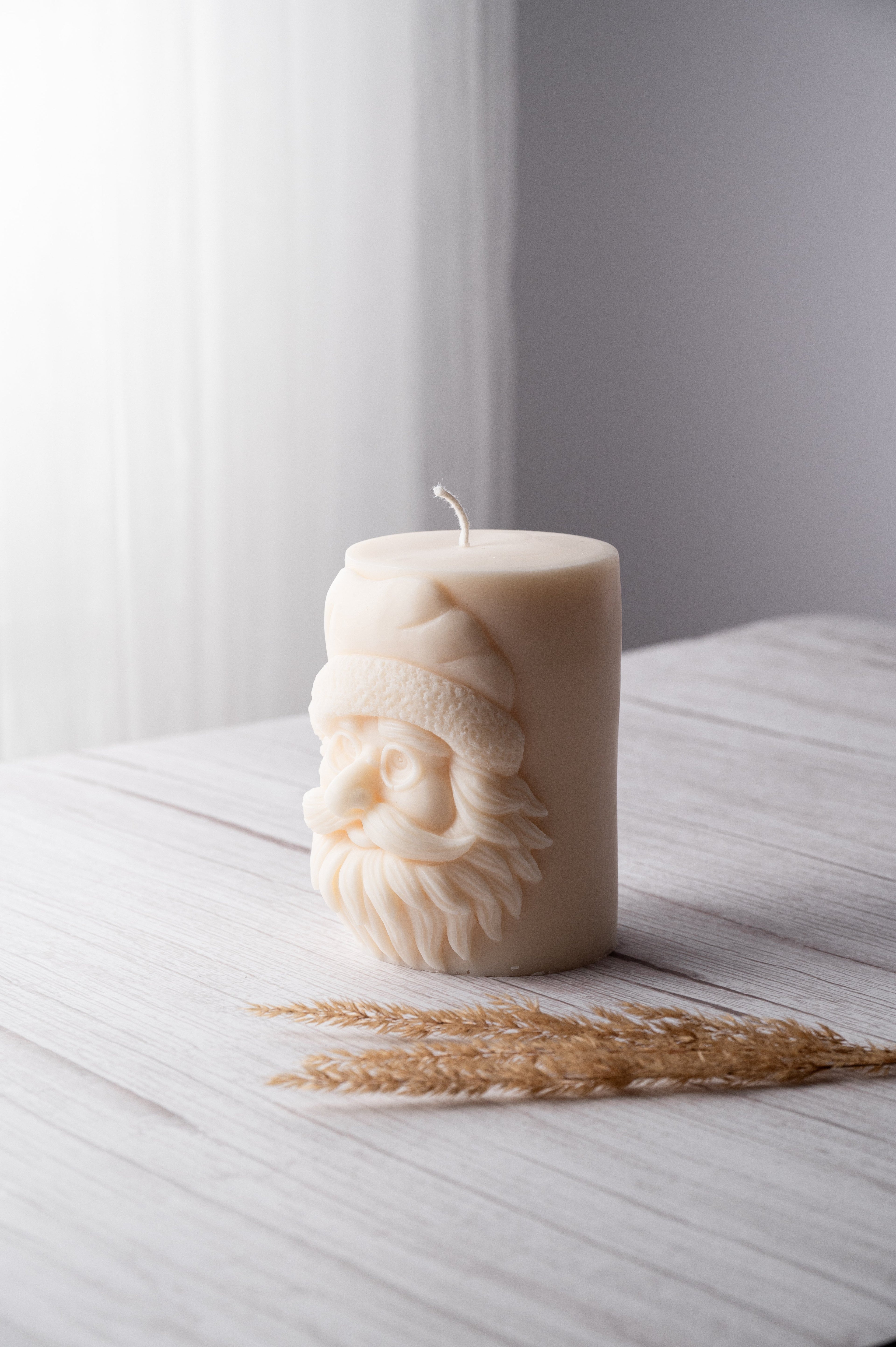 Pillar Santa Claus Candle