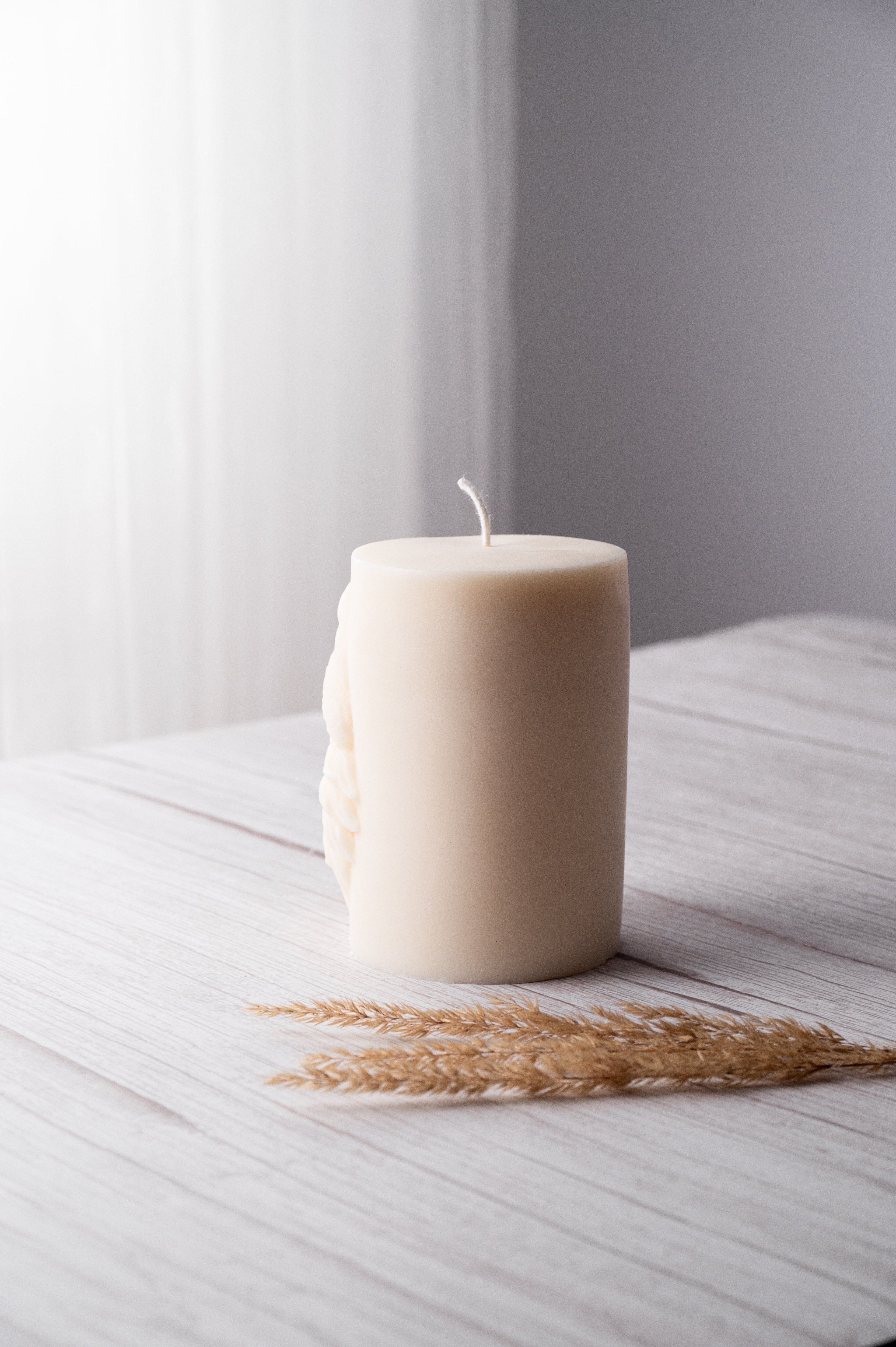 Pillar Santa Claus Candle