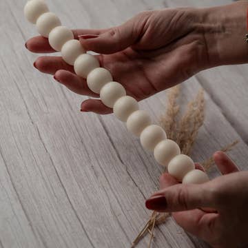 Bubble Taper Candle I Taper Candle | Soy Wax Candle