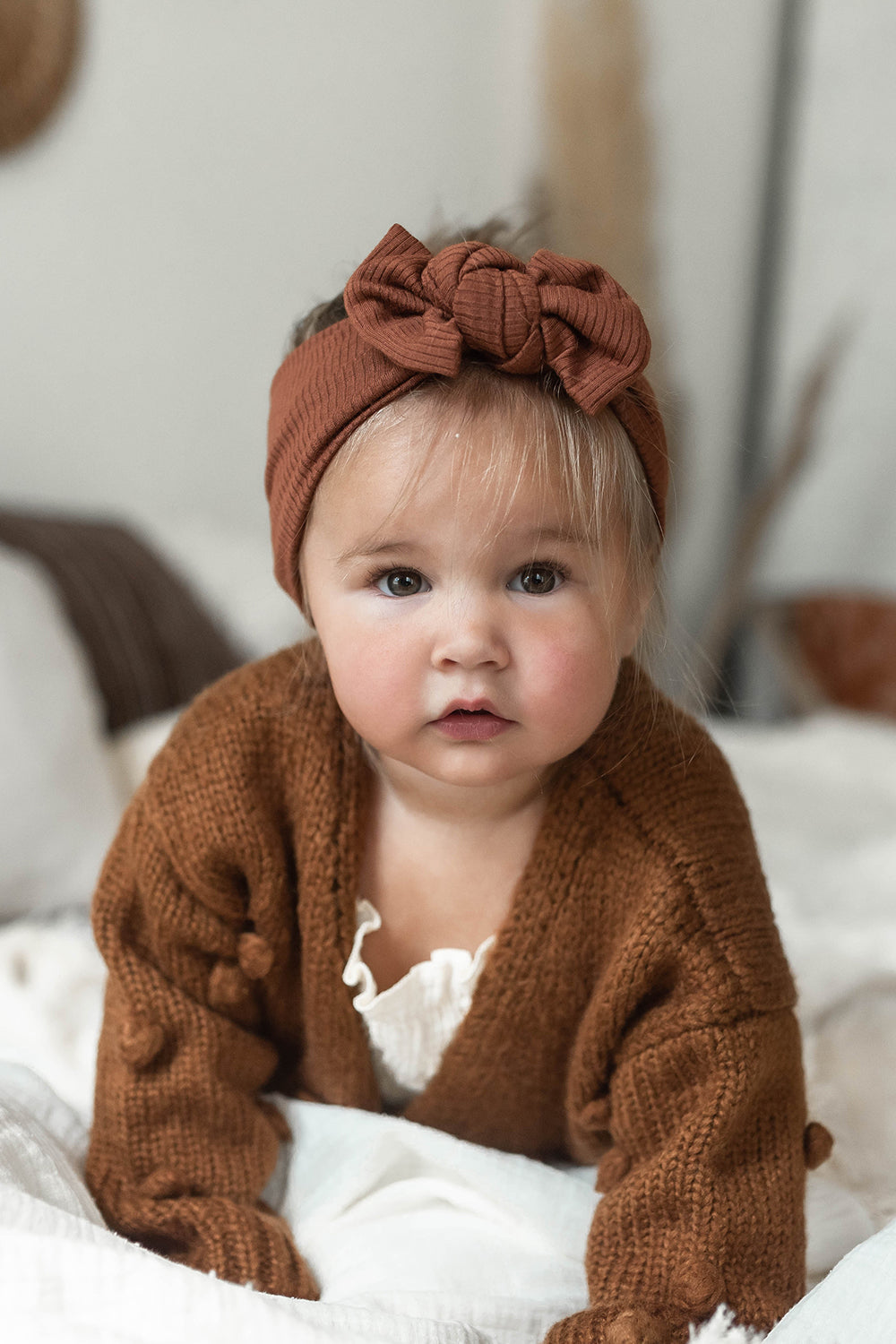 Modal Ribbed Headwrap | Chocolate