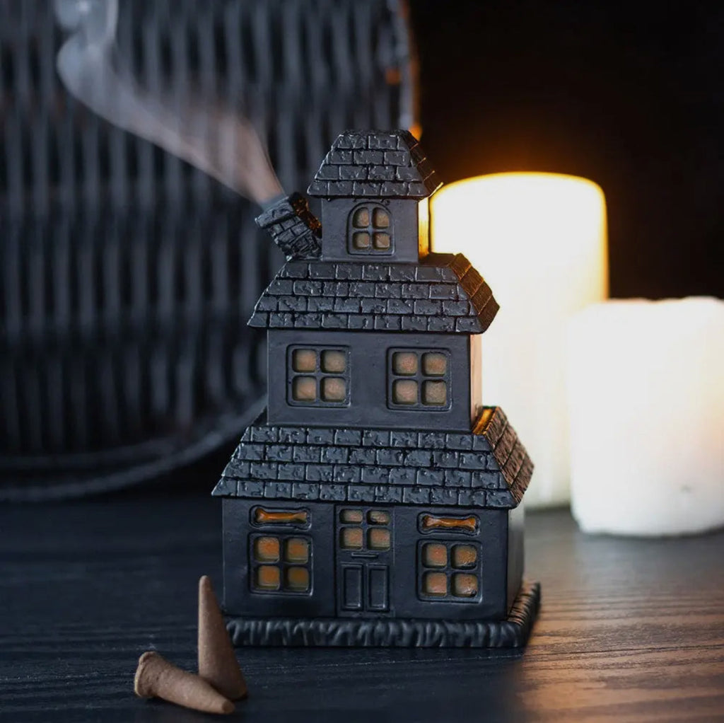Haunted House Incense Burner