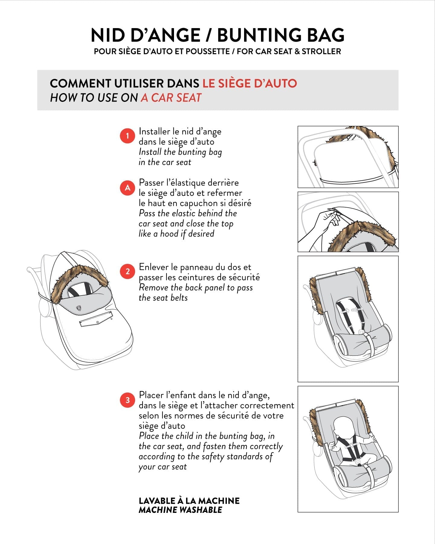 Bunting Bag Designed For Car Seat And Stroller Chanterelle