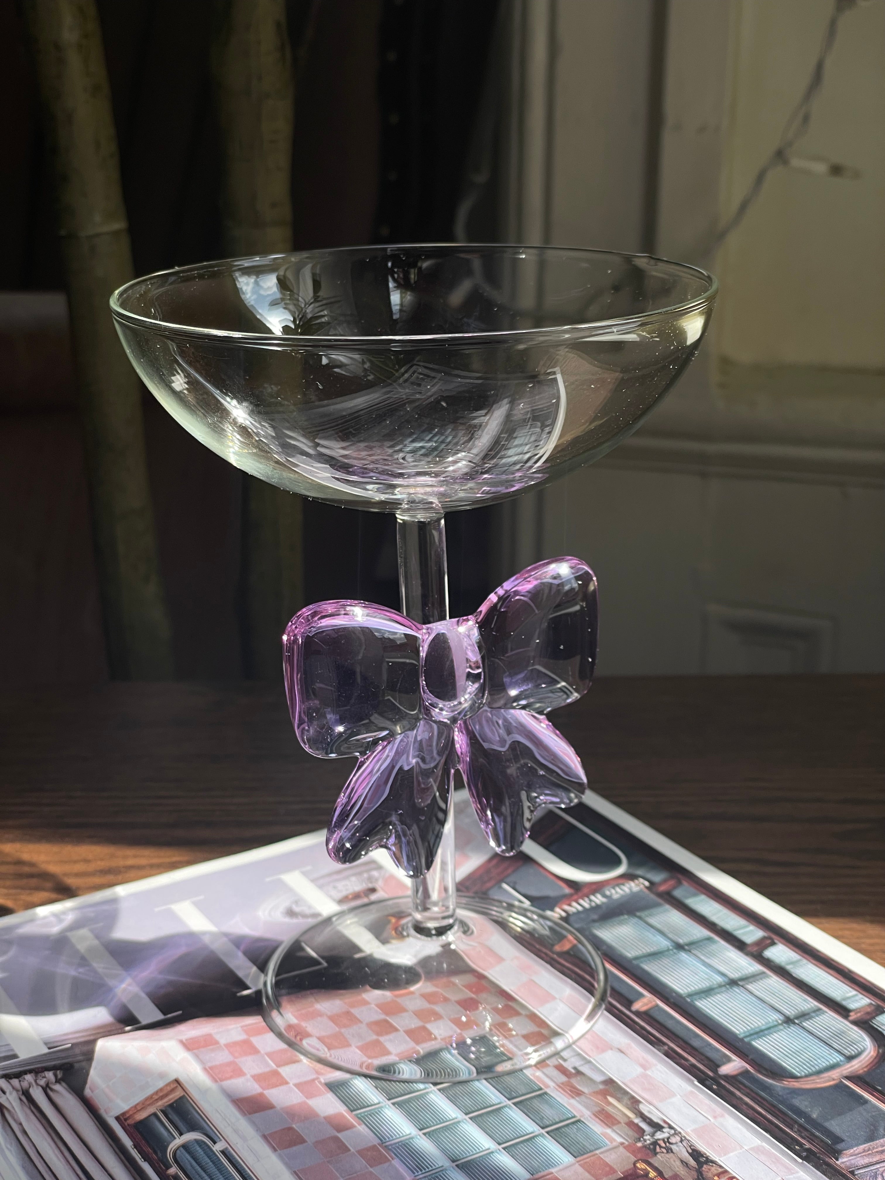 Bow Martini Glass