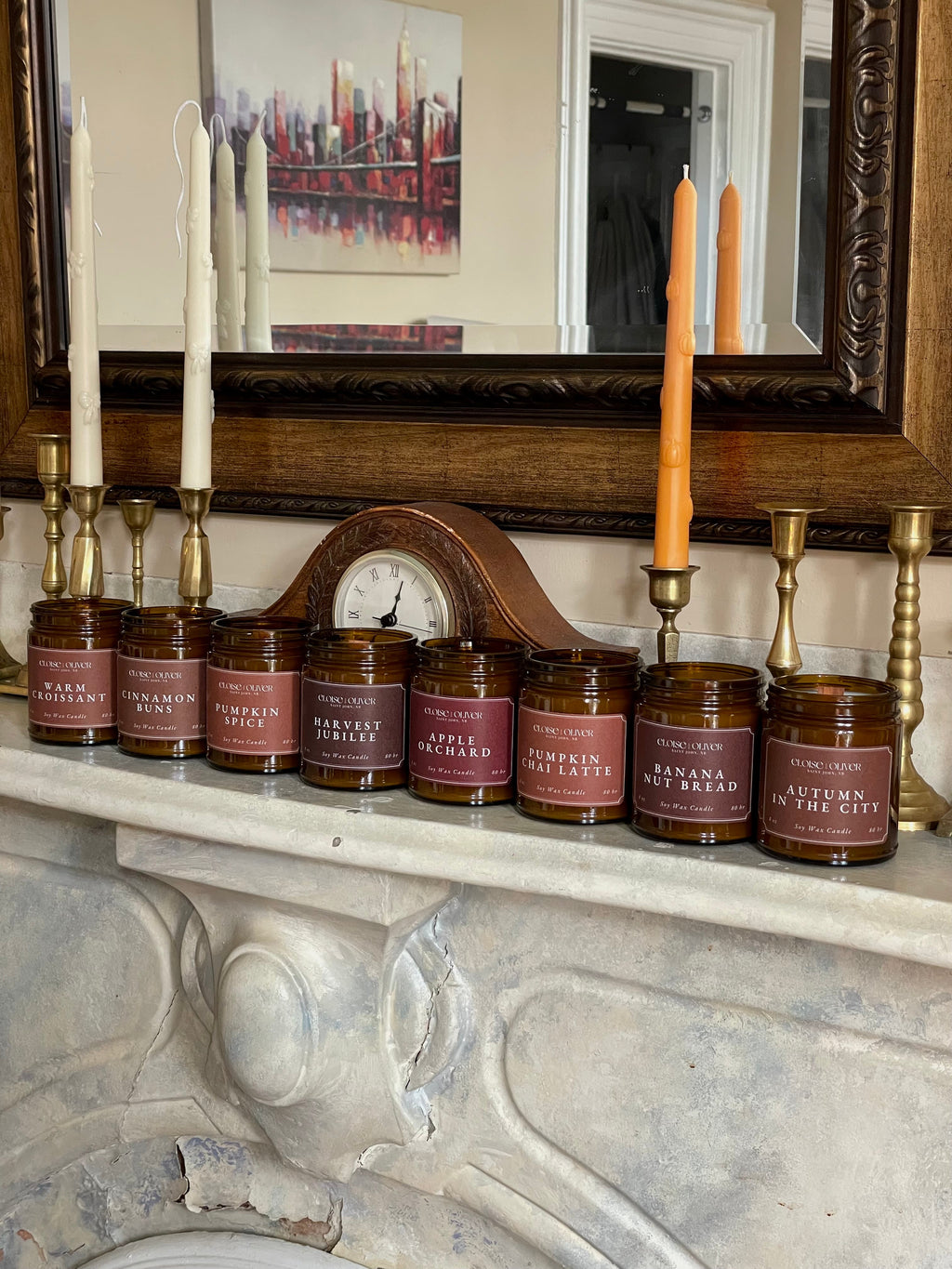 8oz Autumn Scented Candles