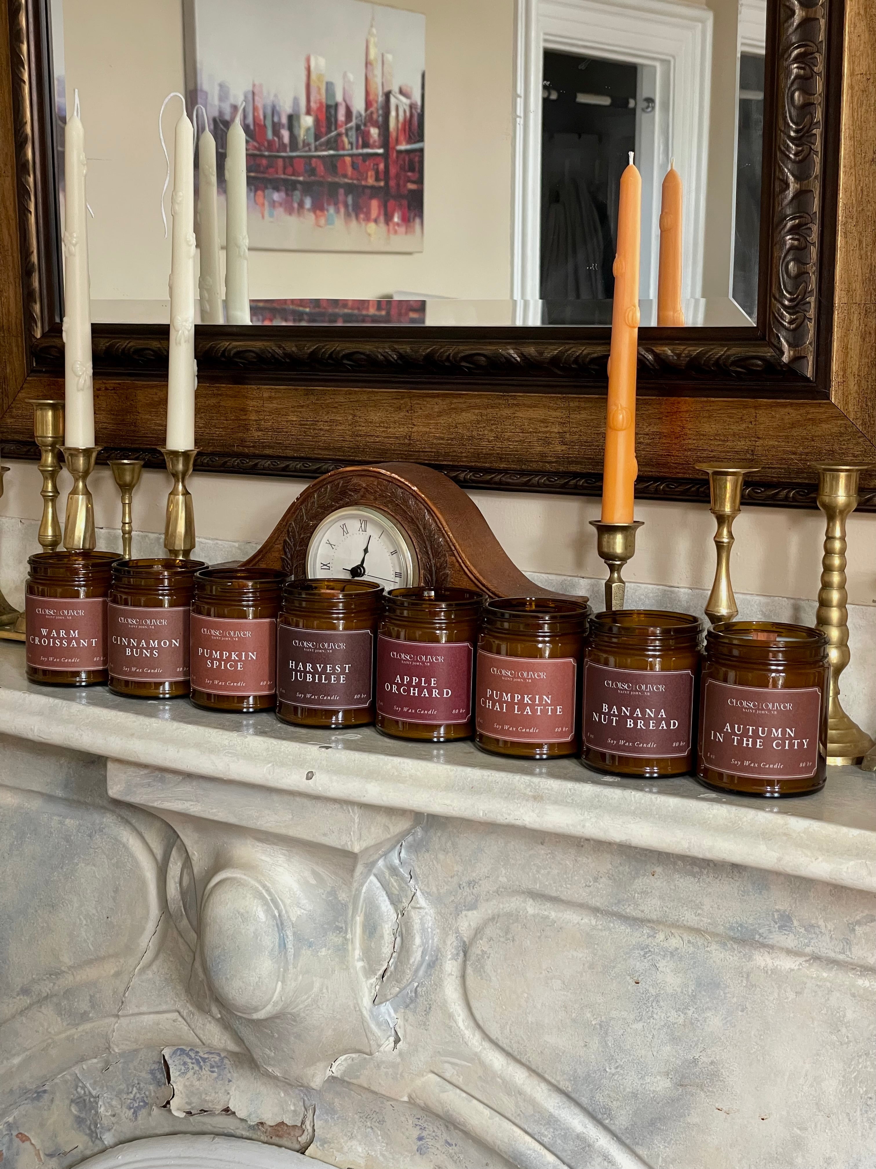 8oz Autumn Scented Candles