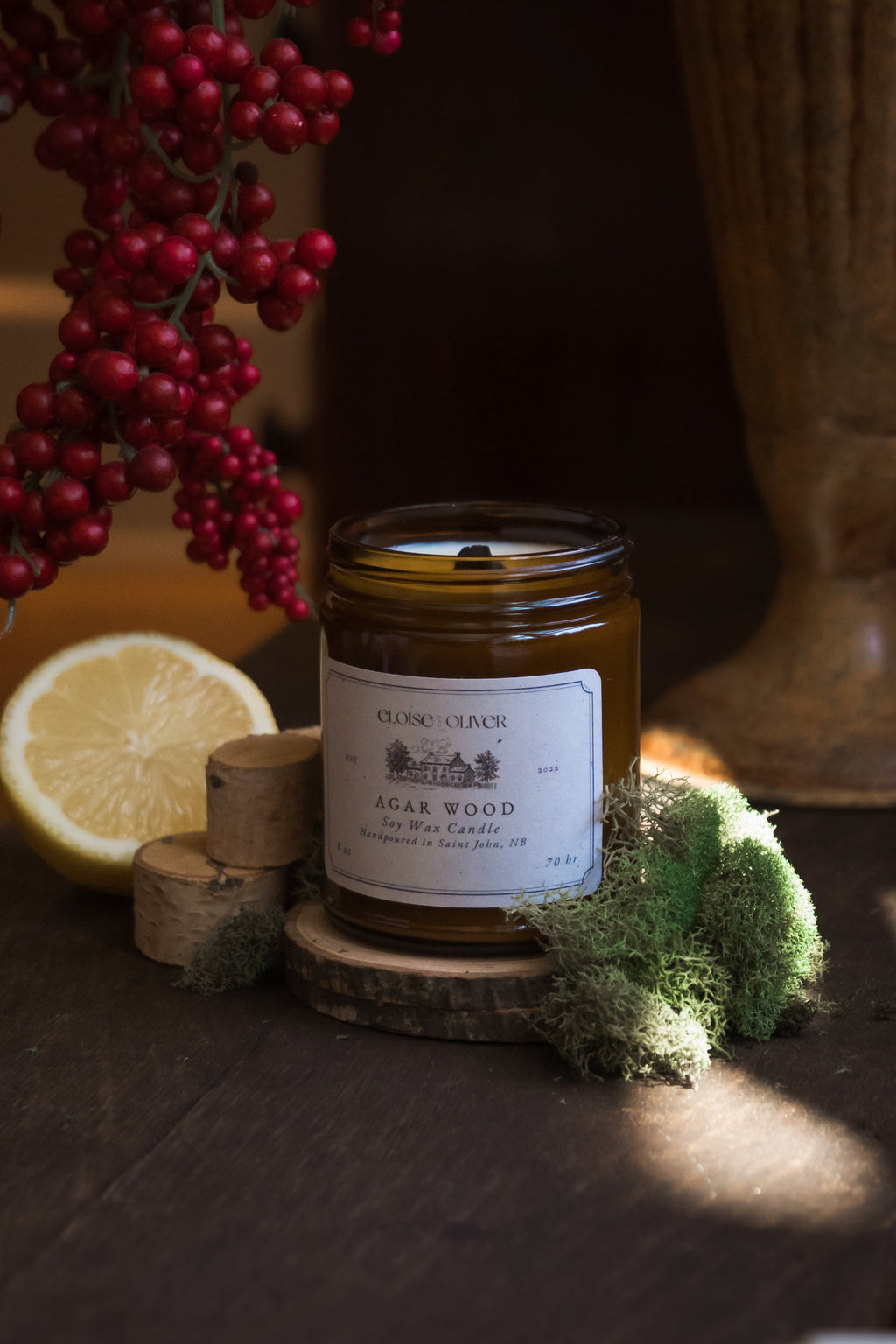 8oz Agar Wood Candle