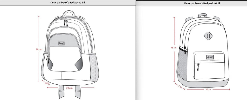 Kids Backpack Purple Gradient