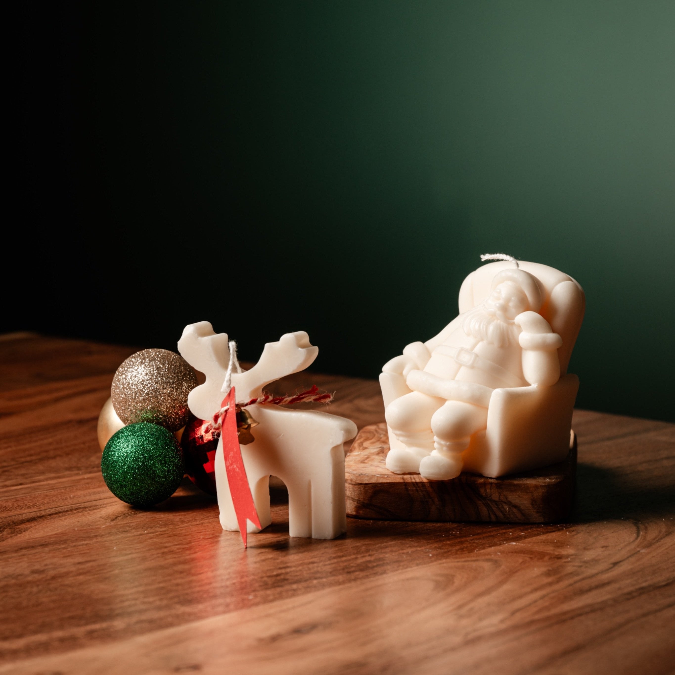 Christmas Moose Candle