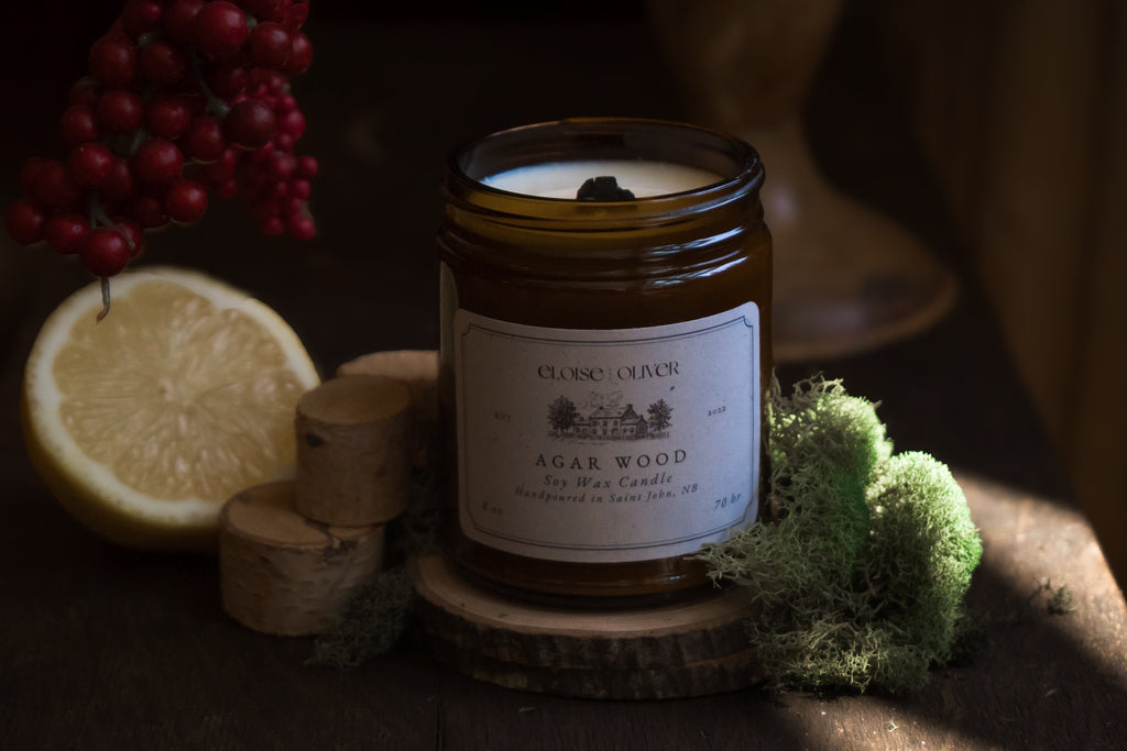 8oz Agar Wood Candle