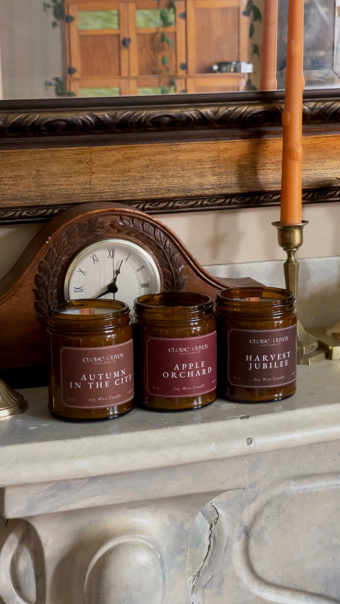 8oz Autumn Scented Candles