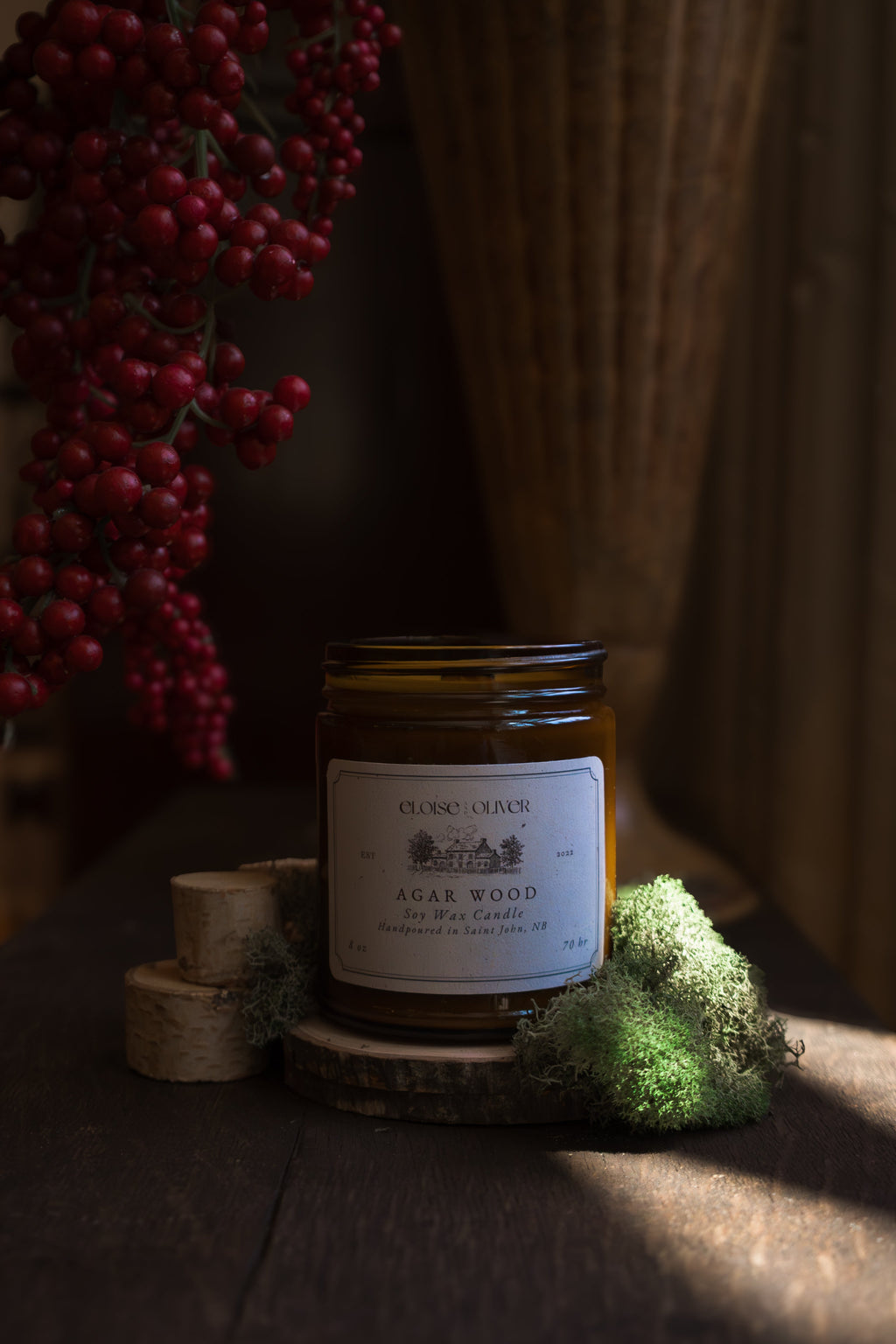 8oz Agar Wood Candle