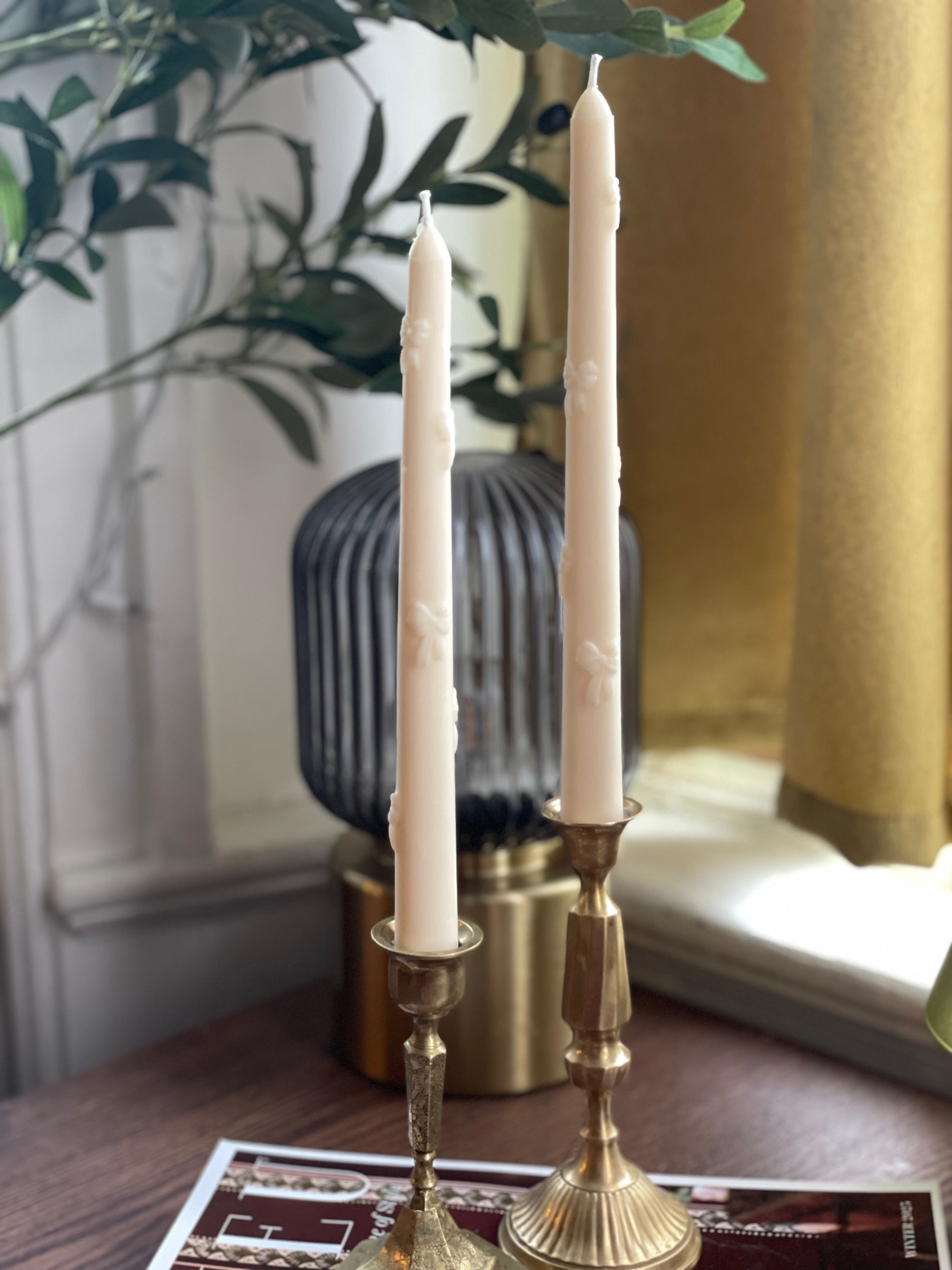 Ribbon Taper Candlestick