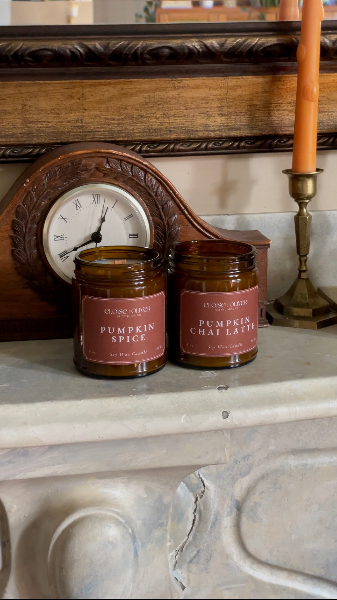 8oz Autumn Scented Candles