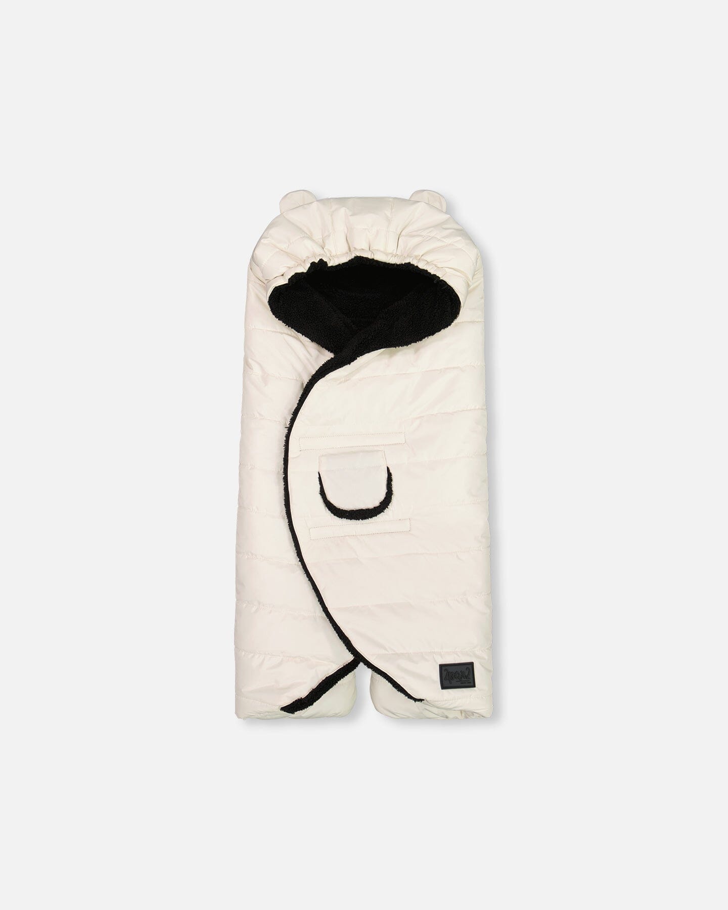 Snuggly Wrap Silver White For Car Seat And Stroller