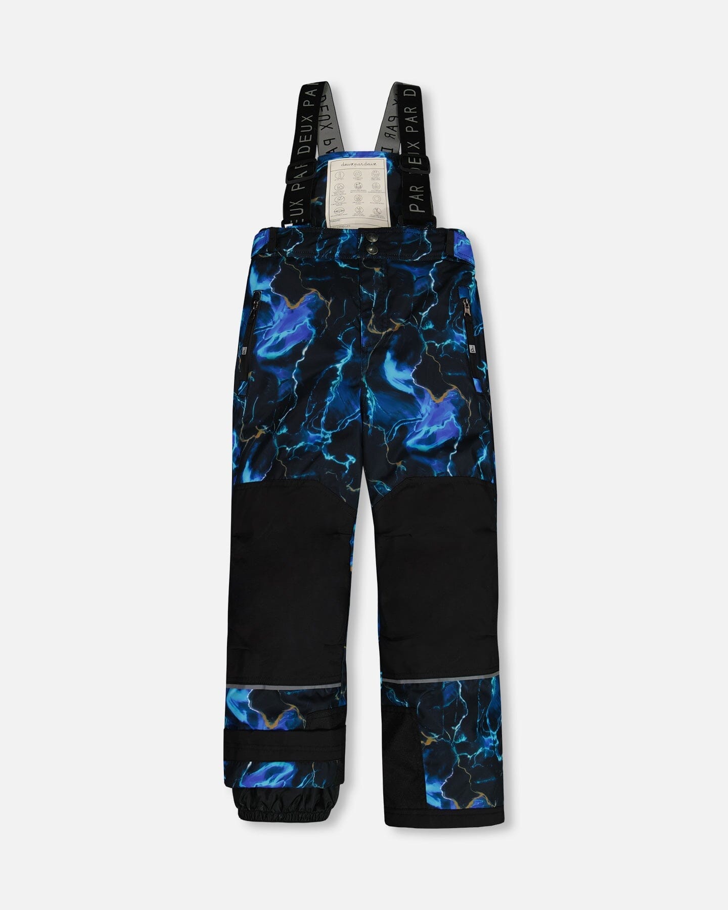 Two Piece TEKNIK Snowsuit Brown, Blue And Black With Printed Storm