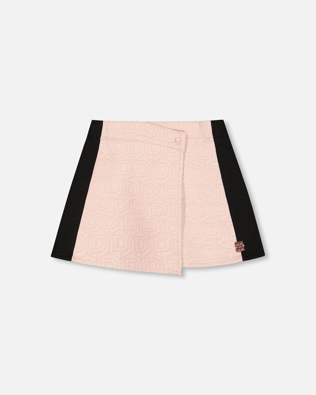 Skort With Contrast Front Light Pink