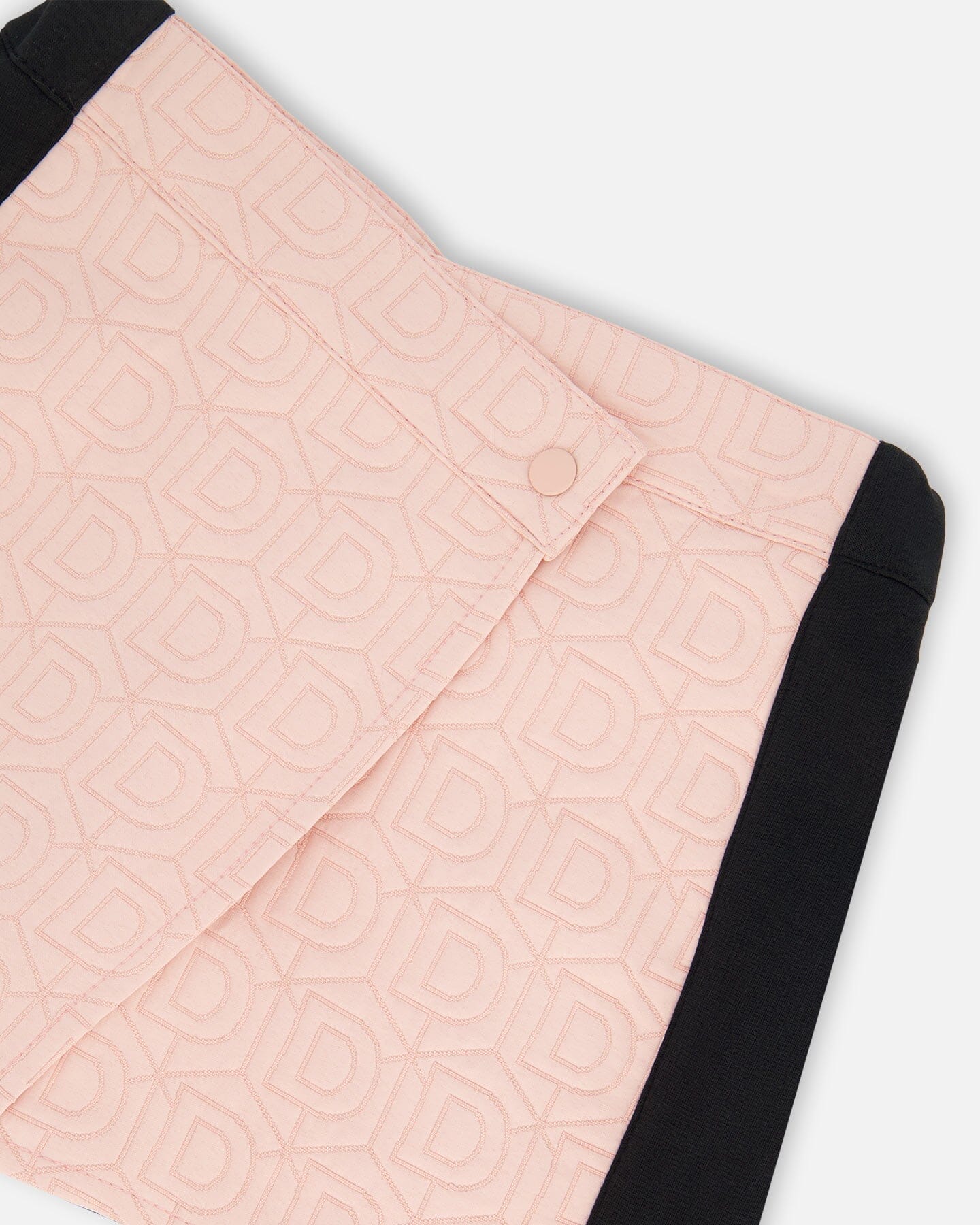 Skort With Contrast Front Light Pink