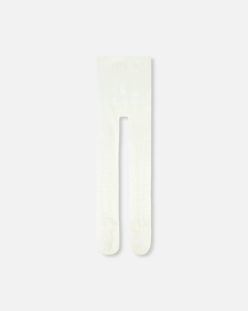Tonal Jacquard Tights Off White
