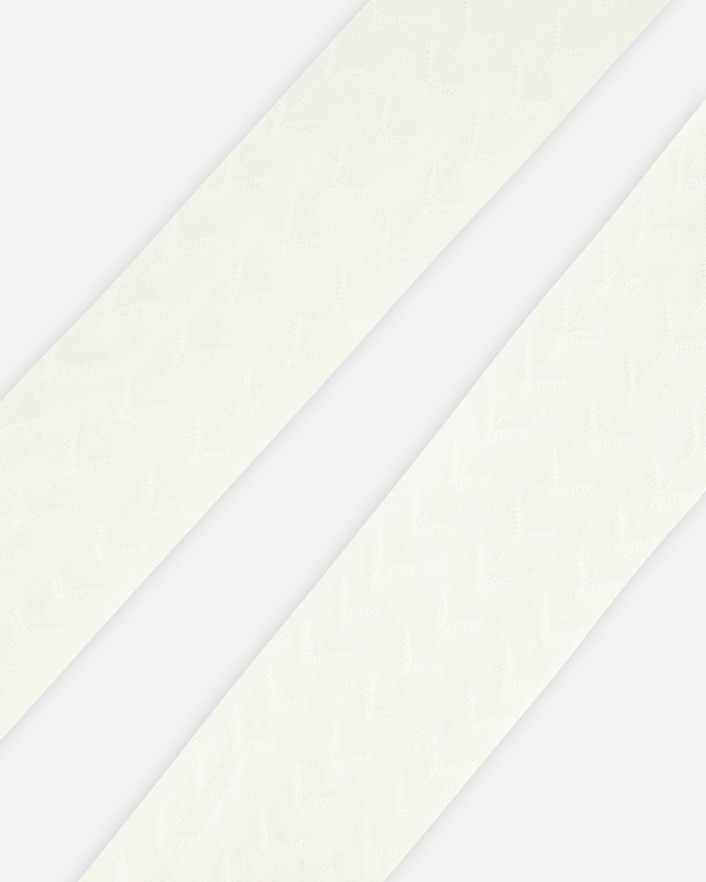 Tonal Jacquard Tights Off White