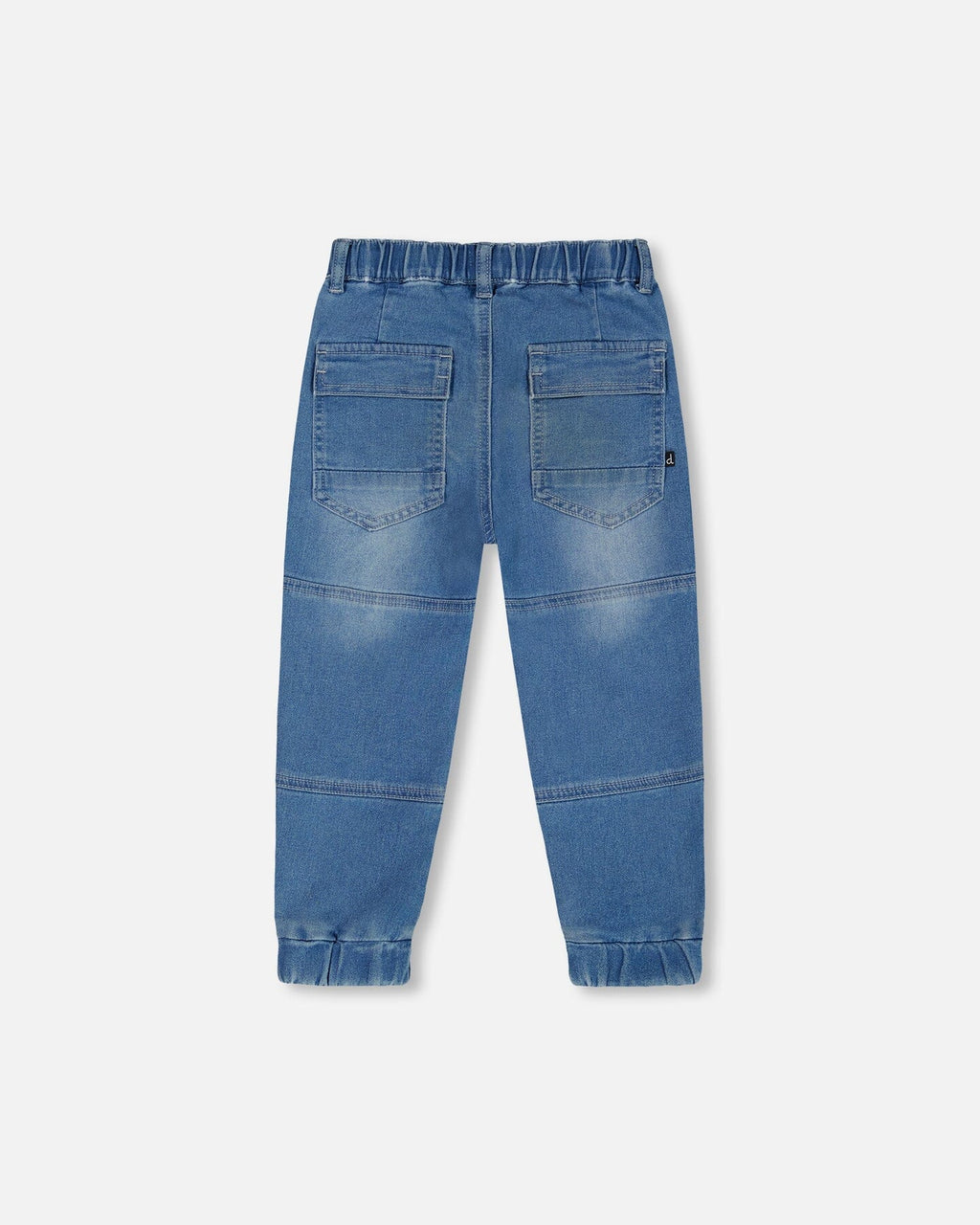 French Terry Jogger Pants Light Blue Denim