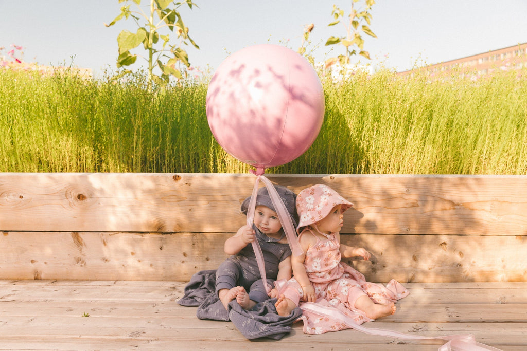 Printed Muslin Tie Strap Jumpsuit Pink And White Flowers