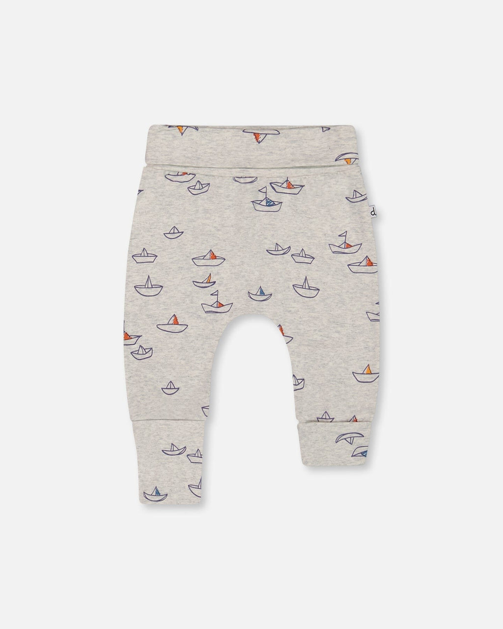 Printed Organic Cotton Evolutive Pant Little Paper Boat