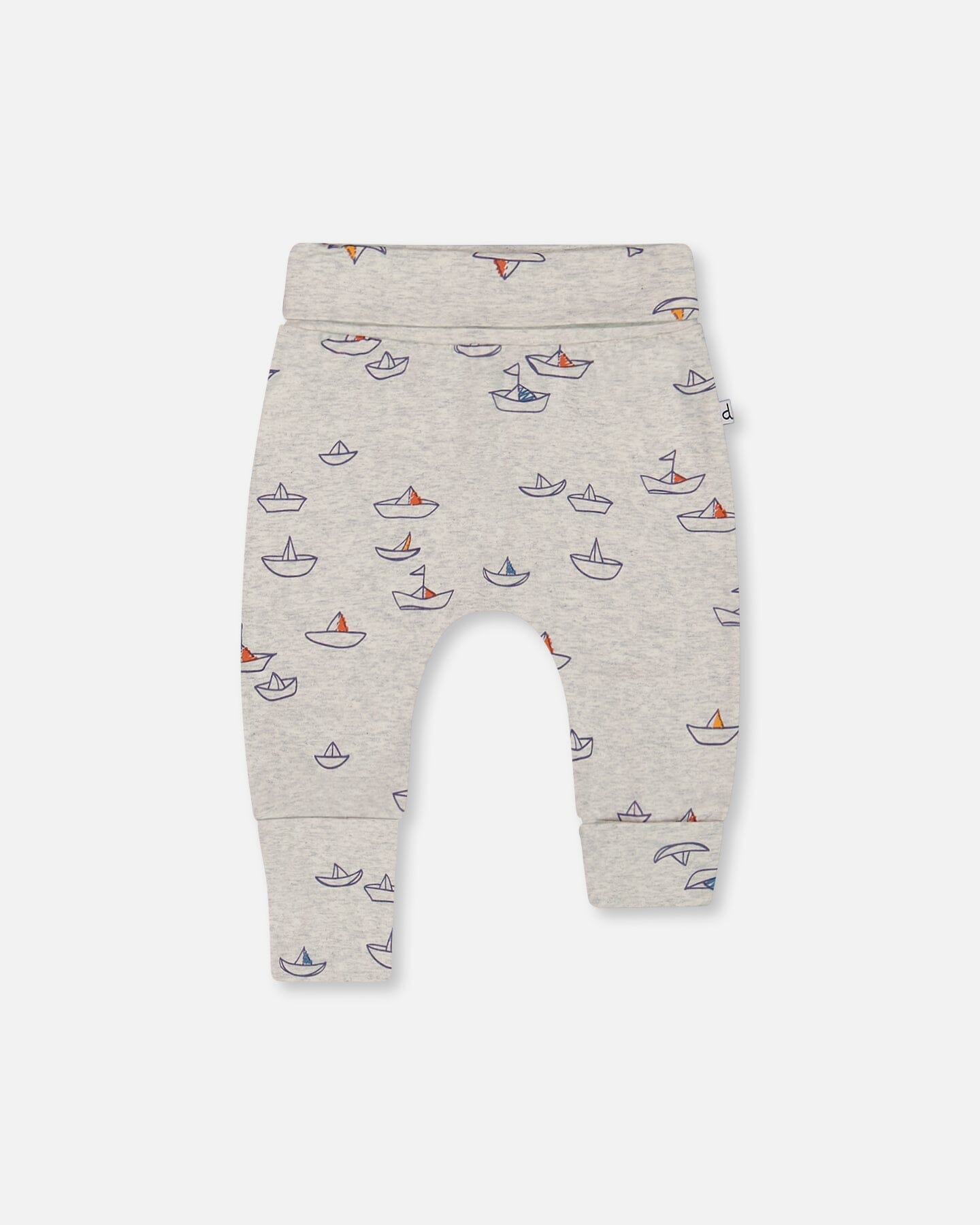Printed Organic Cotton Evolutive Pant Little Paper Boat