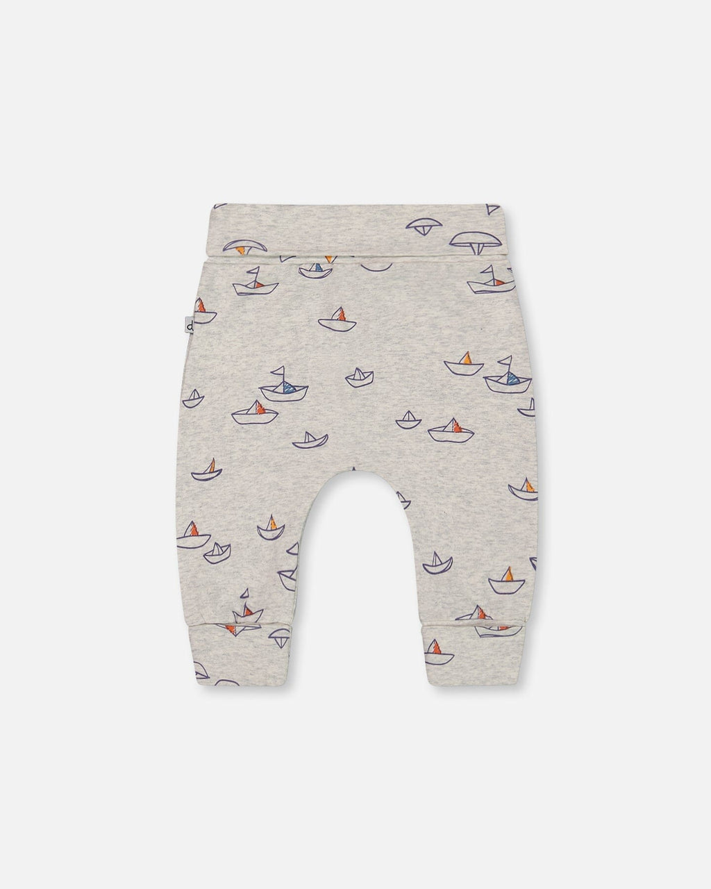 Printed Organic Cotton Evolutive Pant Little Paper Boat