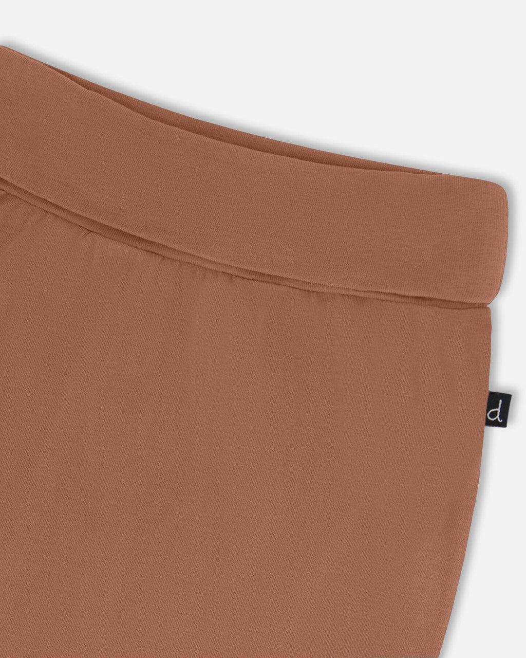 Printed Organic Cotton Evolutive Pant Brown And Monkeys