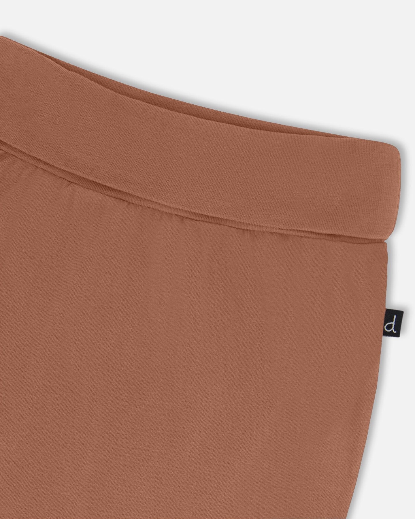 Printed Organic Cotton Evolutive Pant Brown And Monkeys