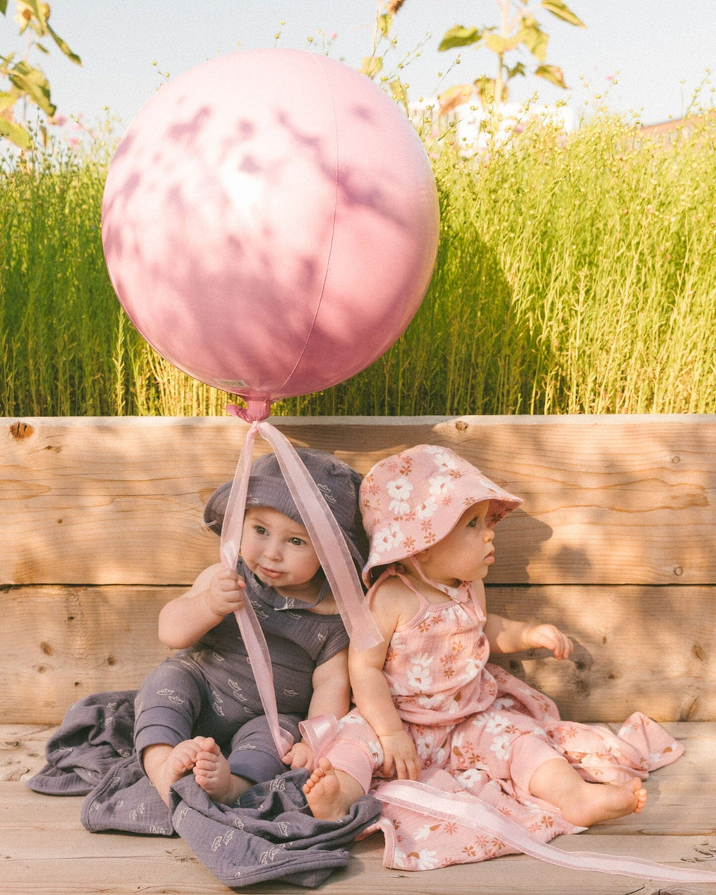 Printed Muslin One-Piece Jumpsuit Navy Blue Paper Boats