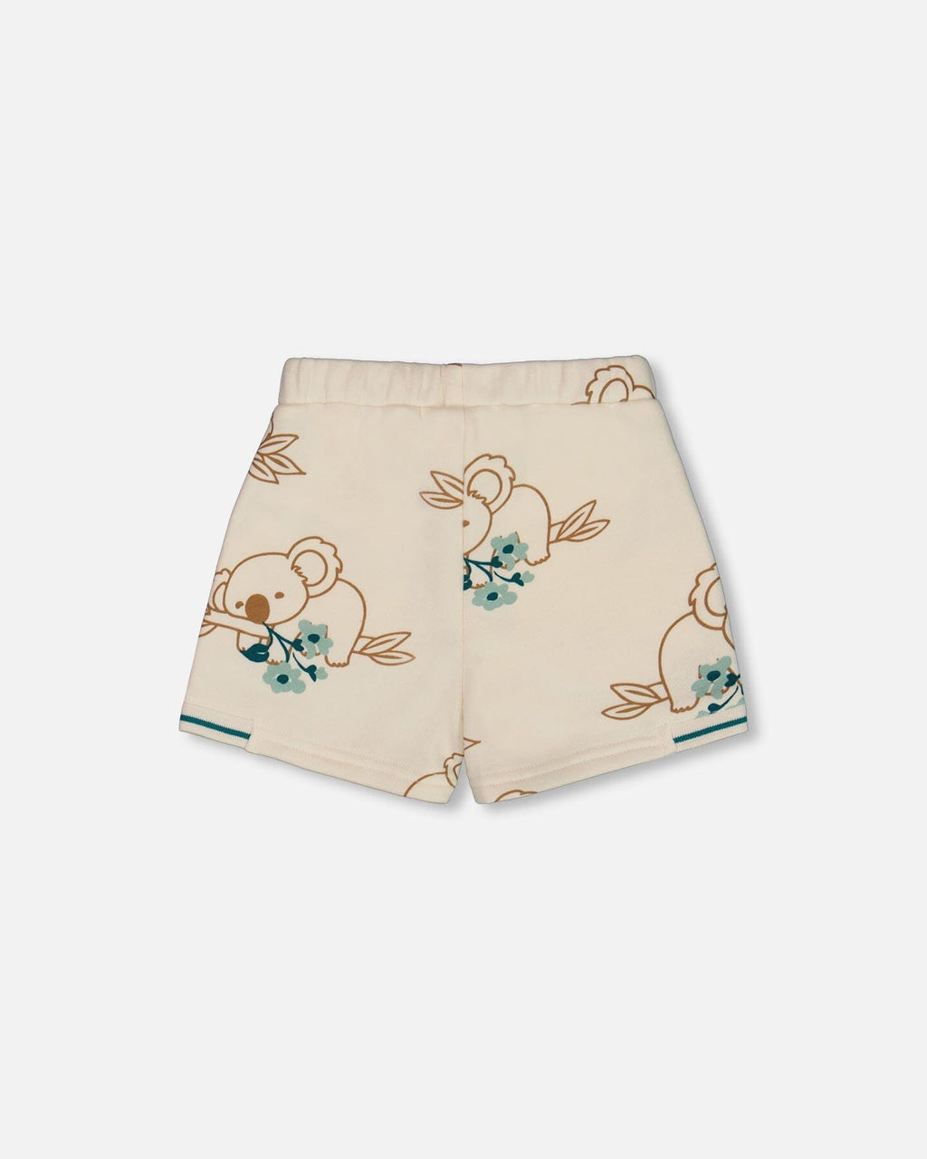 Printed French Terry Short Off-White And Koala