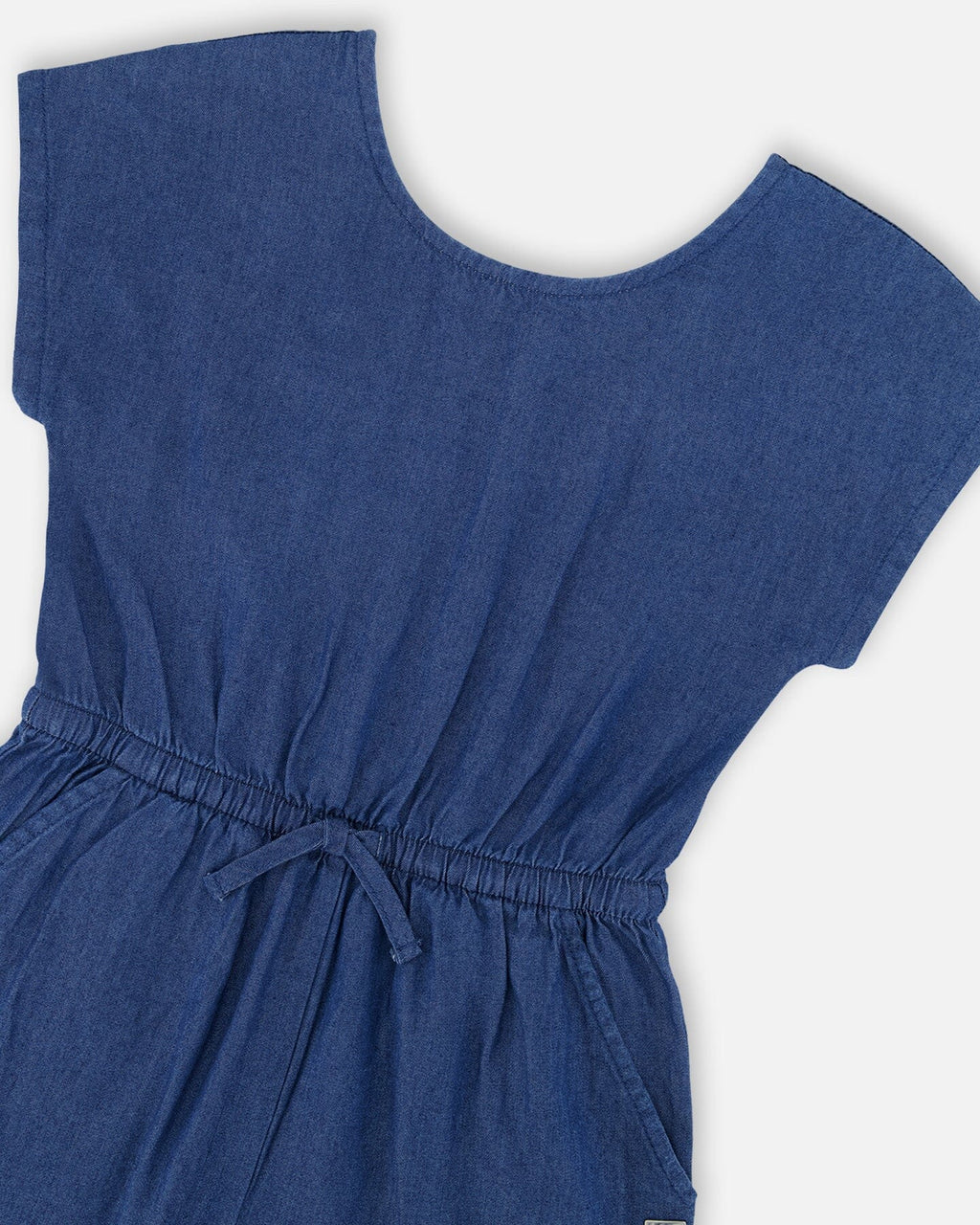 Chambray Jumpsuit Navy Blue