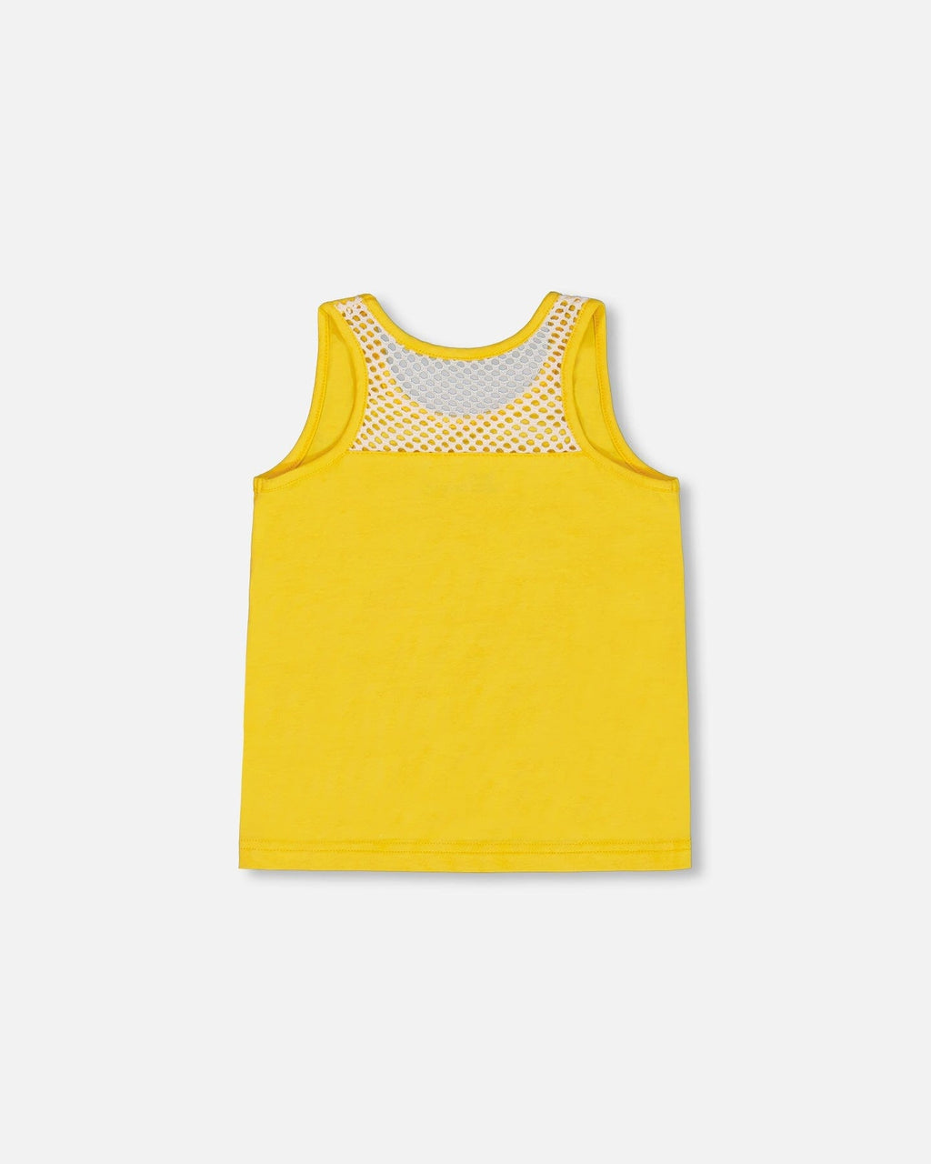 Organic Cotton Tank Top Yellow And Cherries