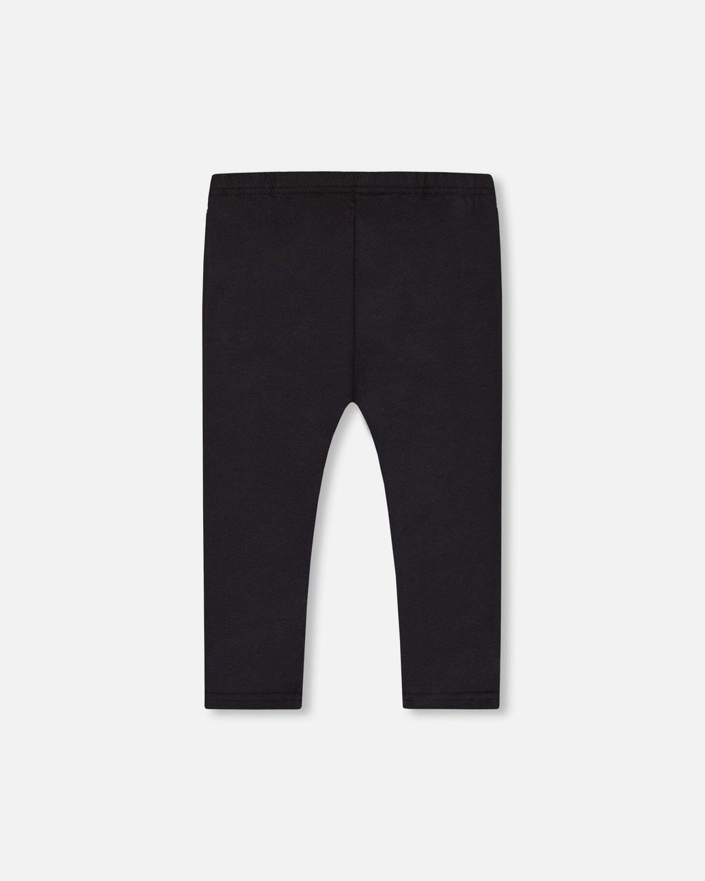 Organic Cotton Capri Legging Black And Small Flower