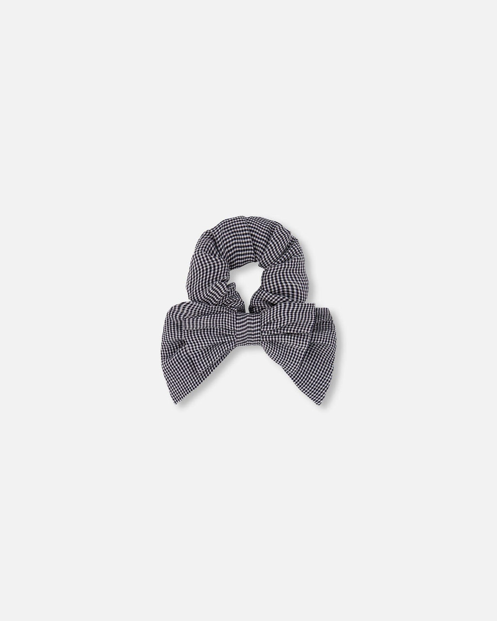 Hair Elastic With Bow Sparkling Black