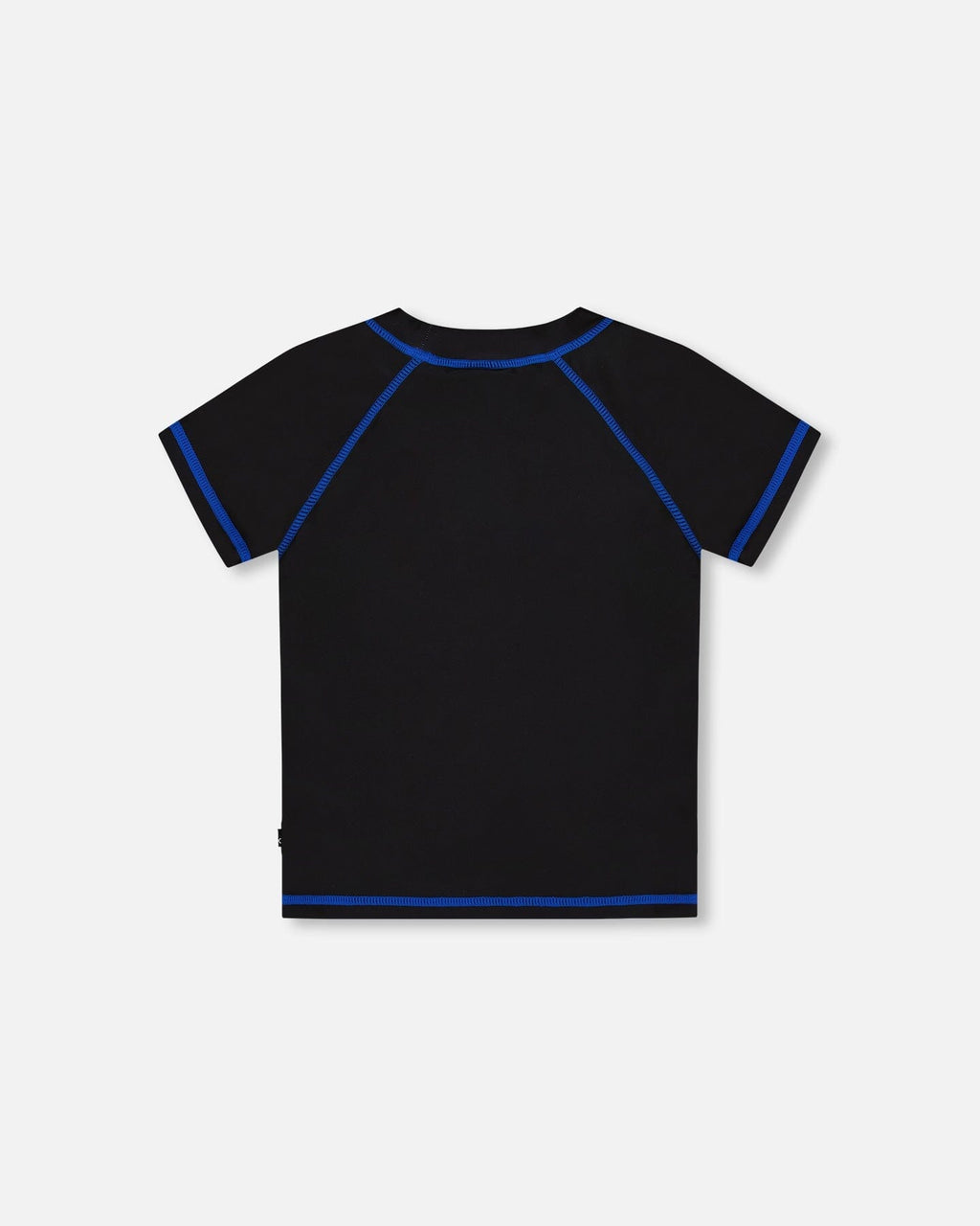 Short Sleeve Rashguard Black And Multicolored Crocodiles