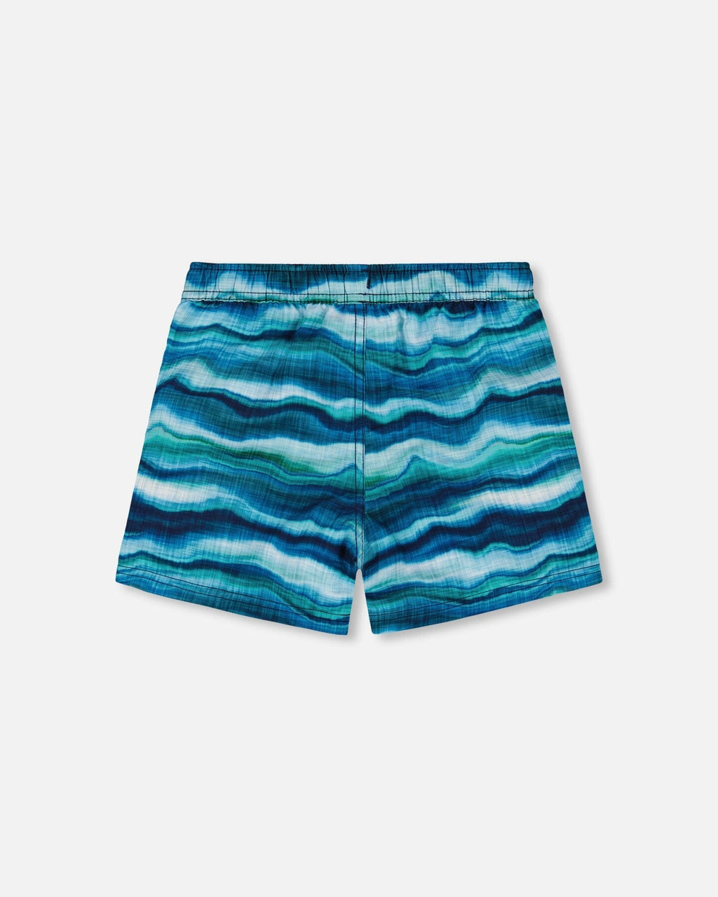 Printed Boardshorts Blue Wave And Black