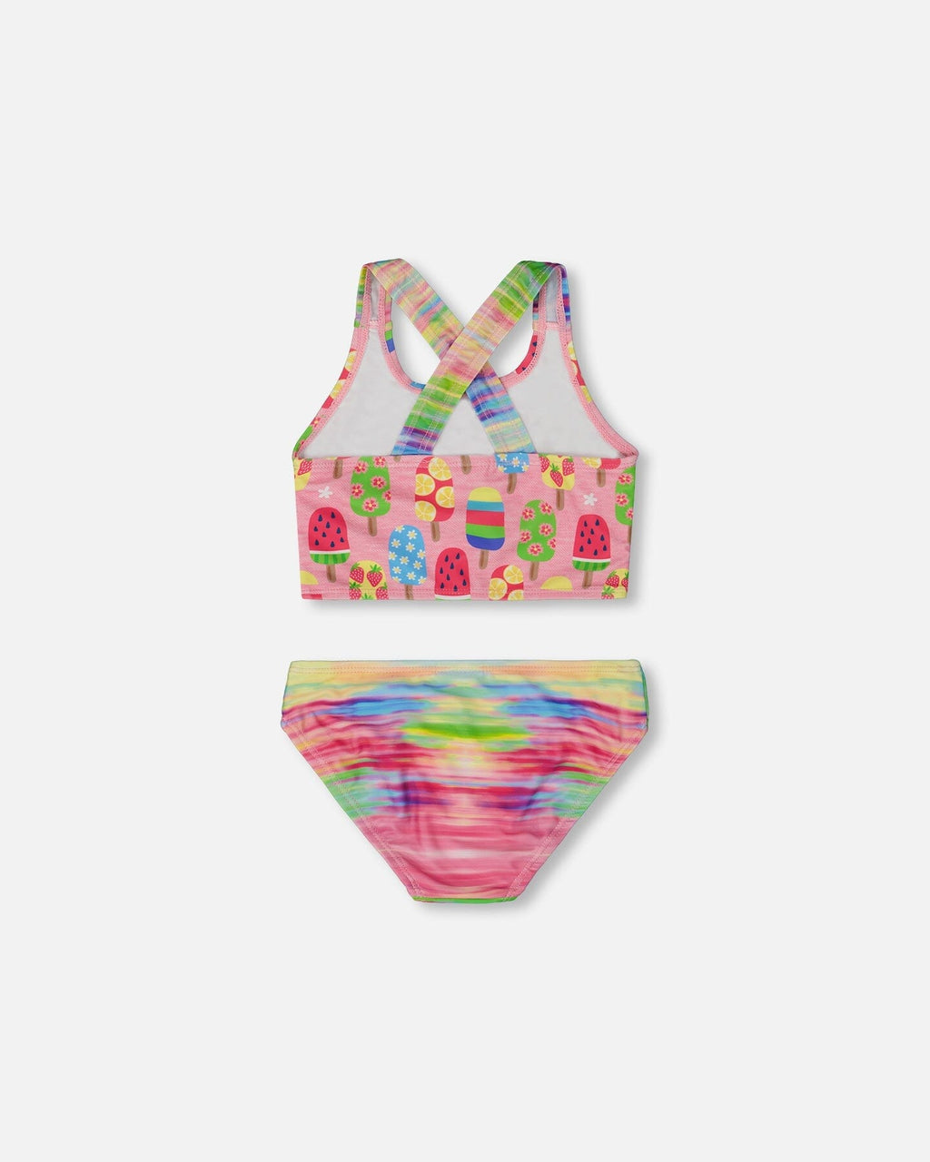 Printed Two-Piece Swimsuit Multicolored
