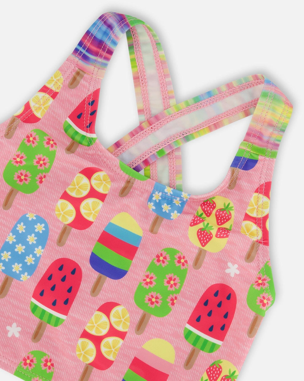 Printed Two-Piece Swimsuit Multicolored