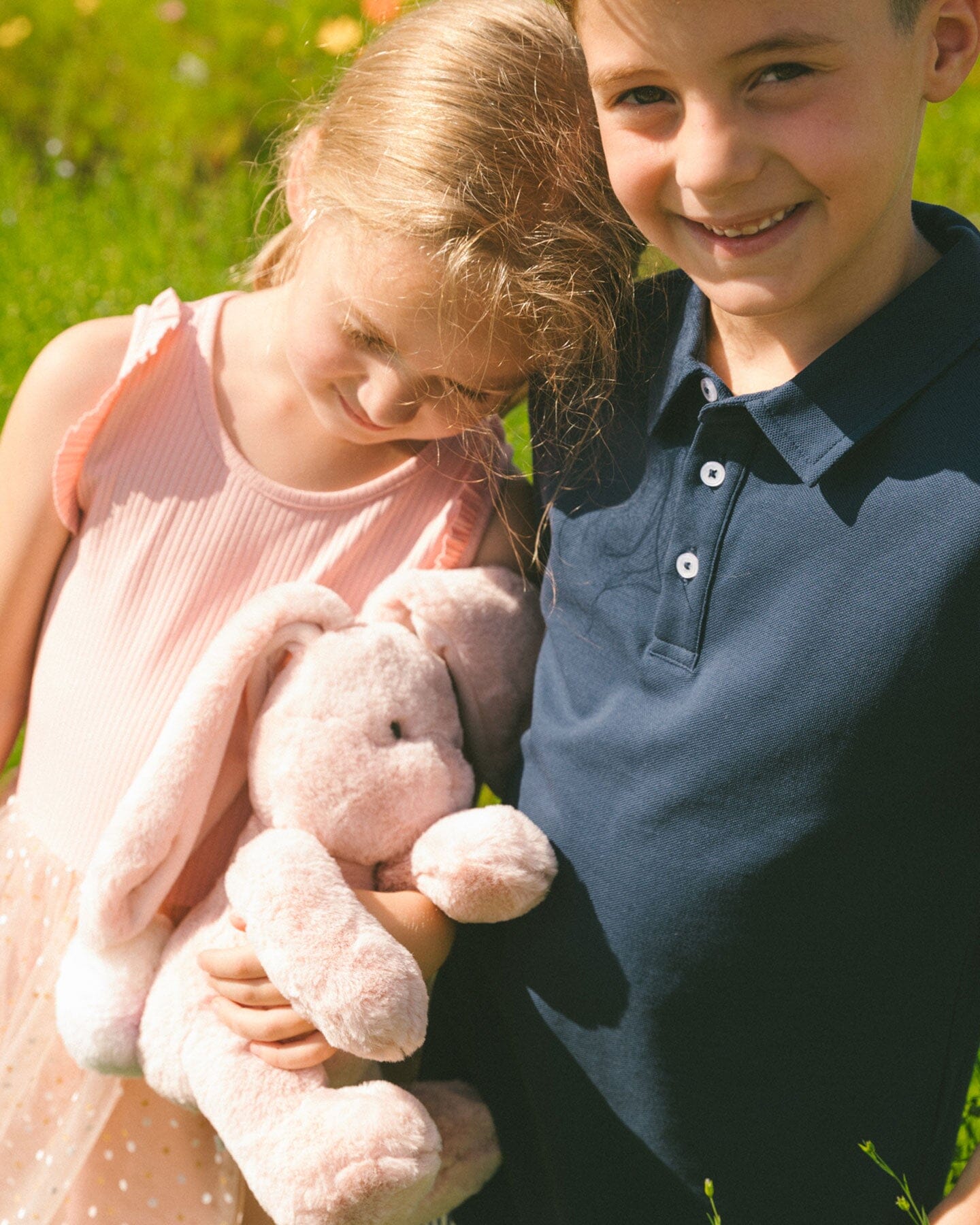 Bi-Material Dress With Printed Dots On Mesh Skirt Warm Old Pink